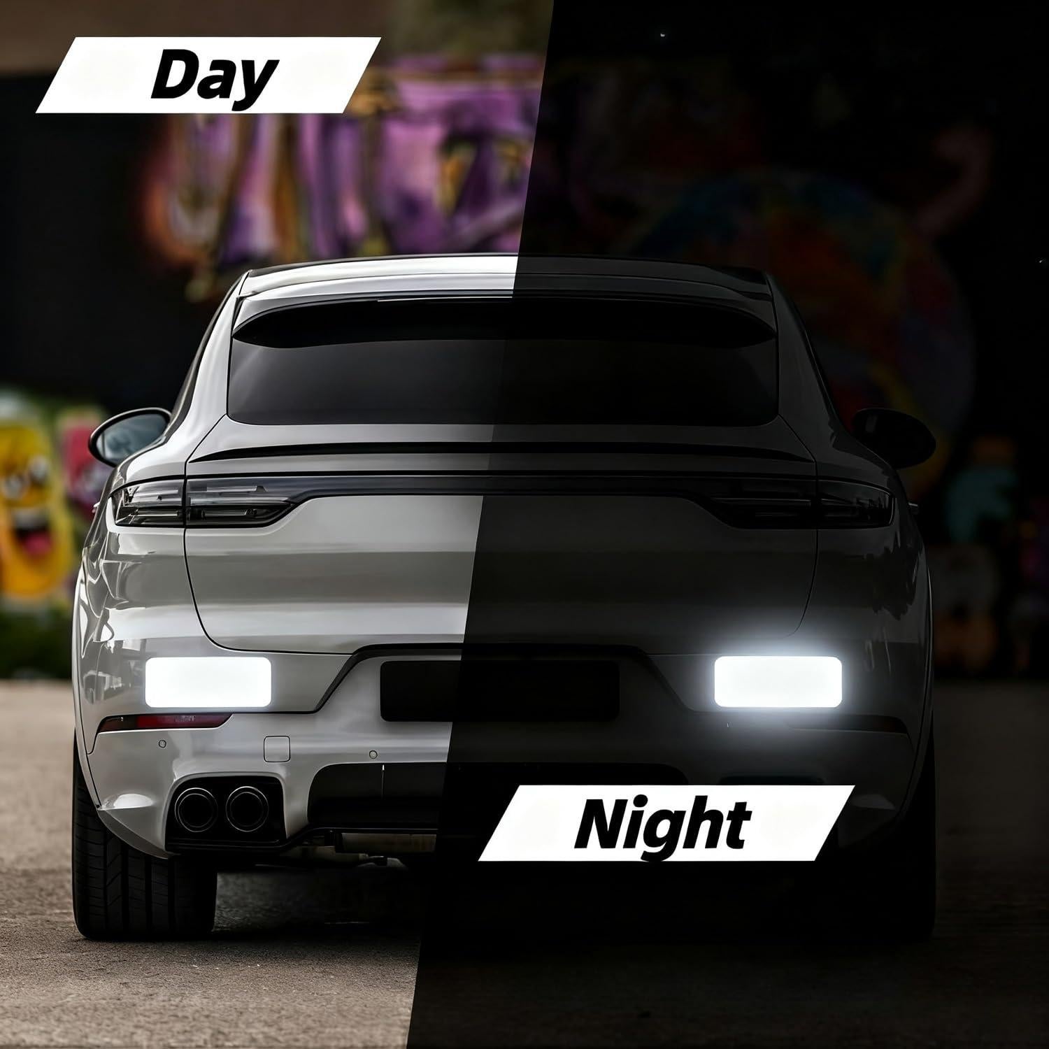 Cinta Reflectante de Seguridad XIAXIANOVA 30 PCS Blanca 3x8 cm