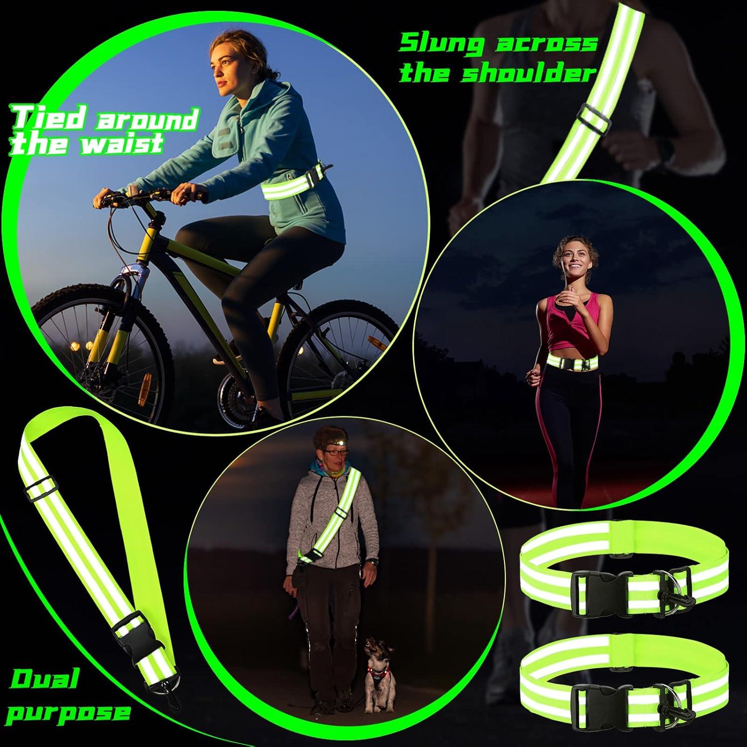 Cinta Reflectante Saintrygo 2 Piezas Ajustable para Correr