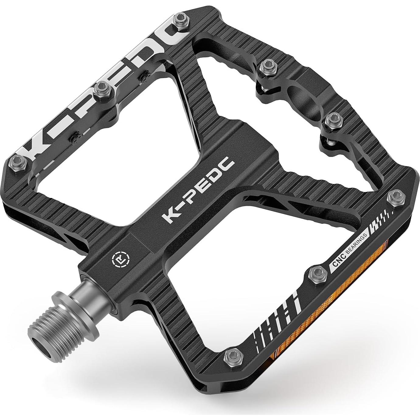 Pedales de Bicicleta K PEDC KPF135 Aluminio 9/16" con Reflectores