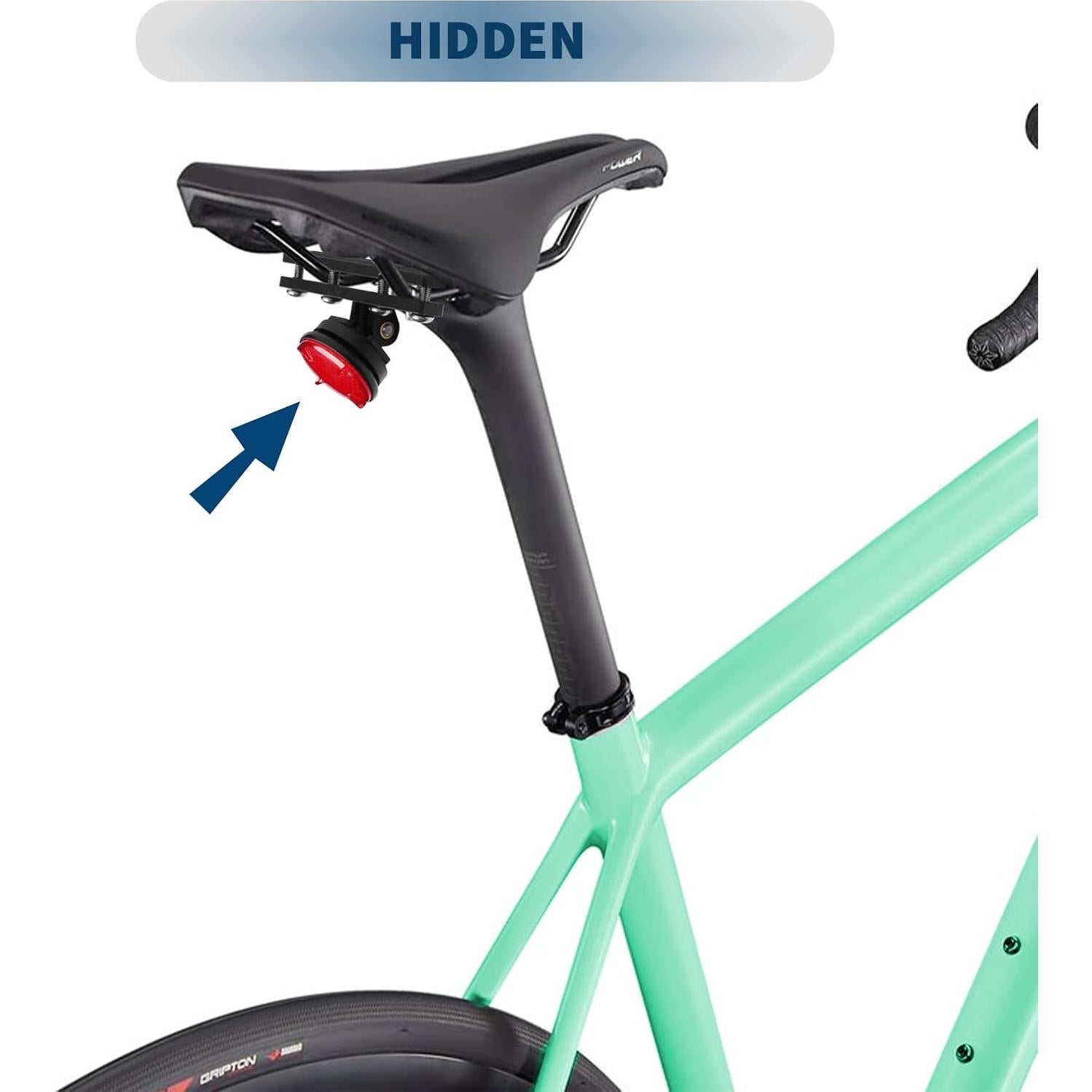 Cubierta de Montaje Oculta IJYHZKE para AirTag Bicicleta 2 en 1