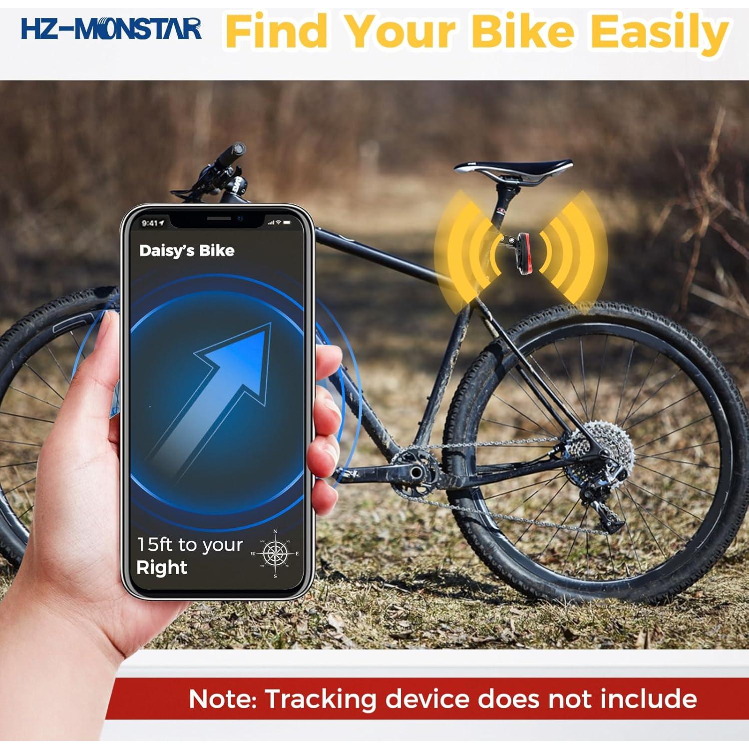 Soporte Oculto para Bicicleta HZ-MONSTAR Compatible con Airtag