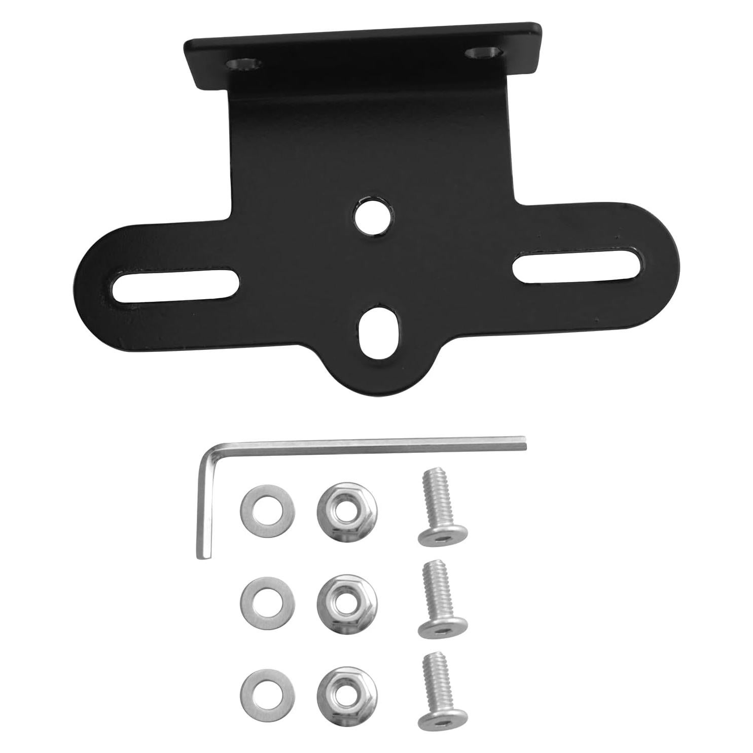 Soporte de Reflector Trasero de Bicicleta LQ Industrial - Aluminio Negro