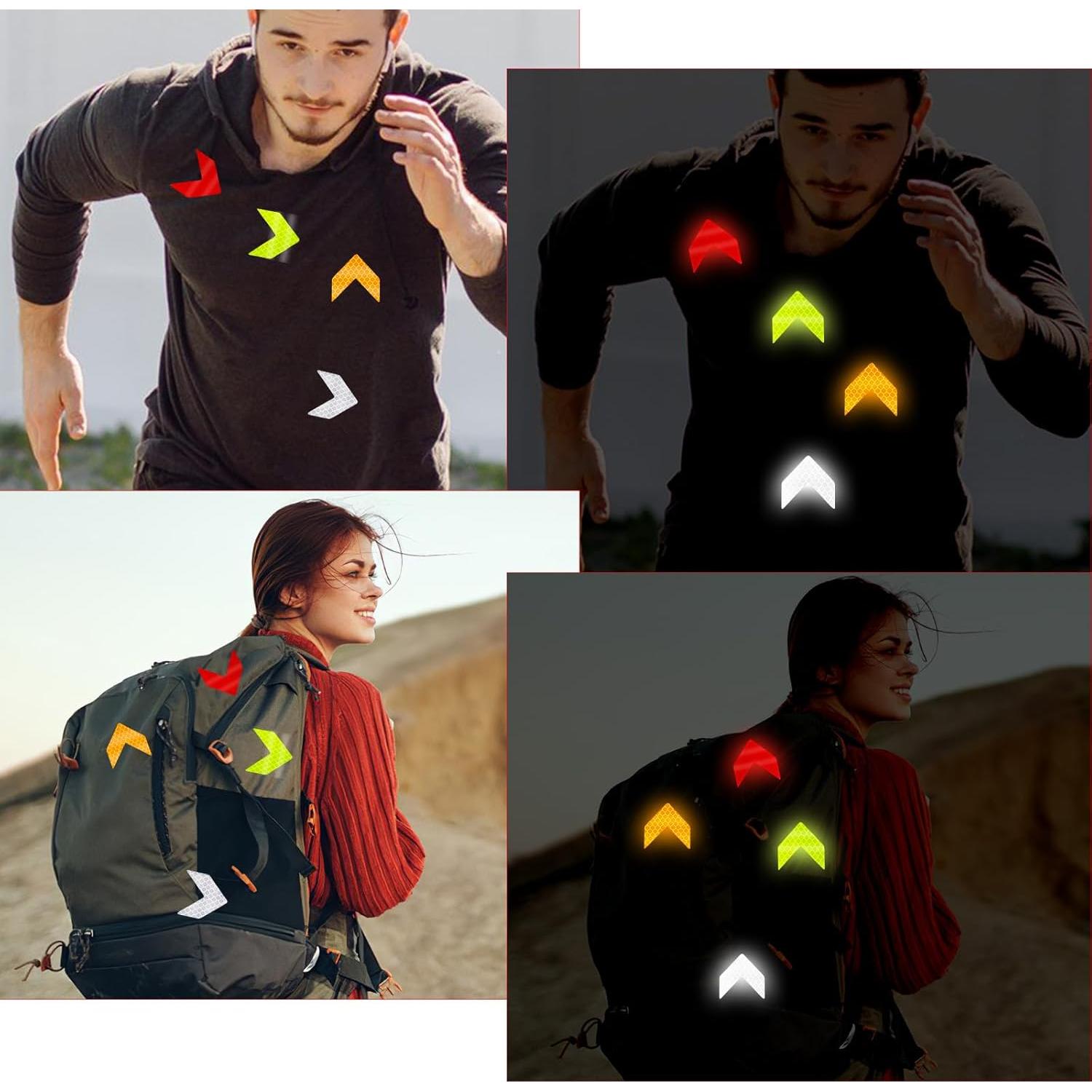 48 Calcomanías Reflectantes Ymapinc - Flechas de Seguridad PVC