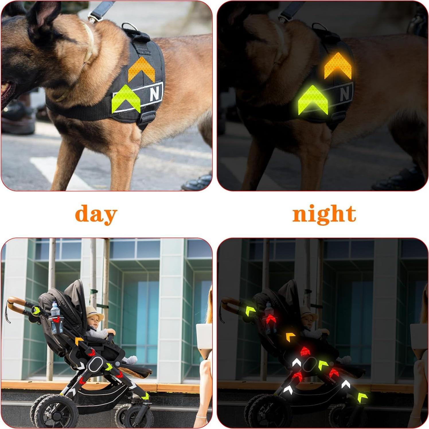 48 Calcomanías Reflectantes Ymapinc - Flechas de Seguridad PVC