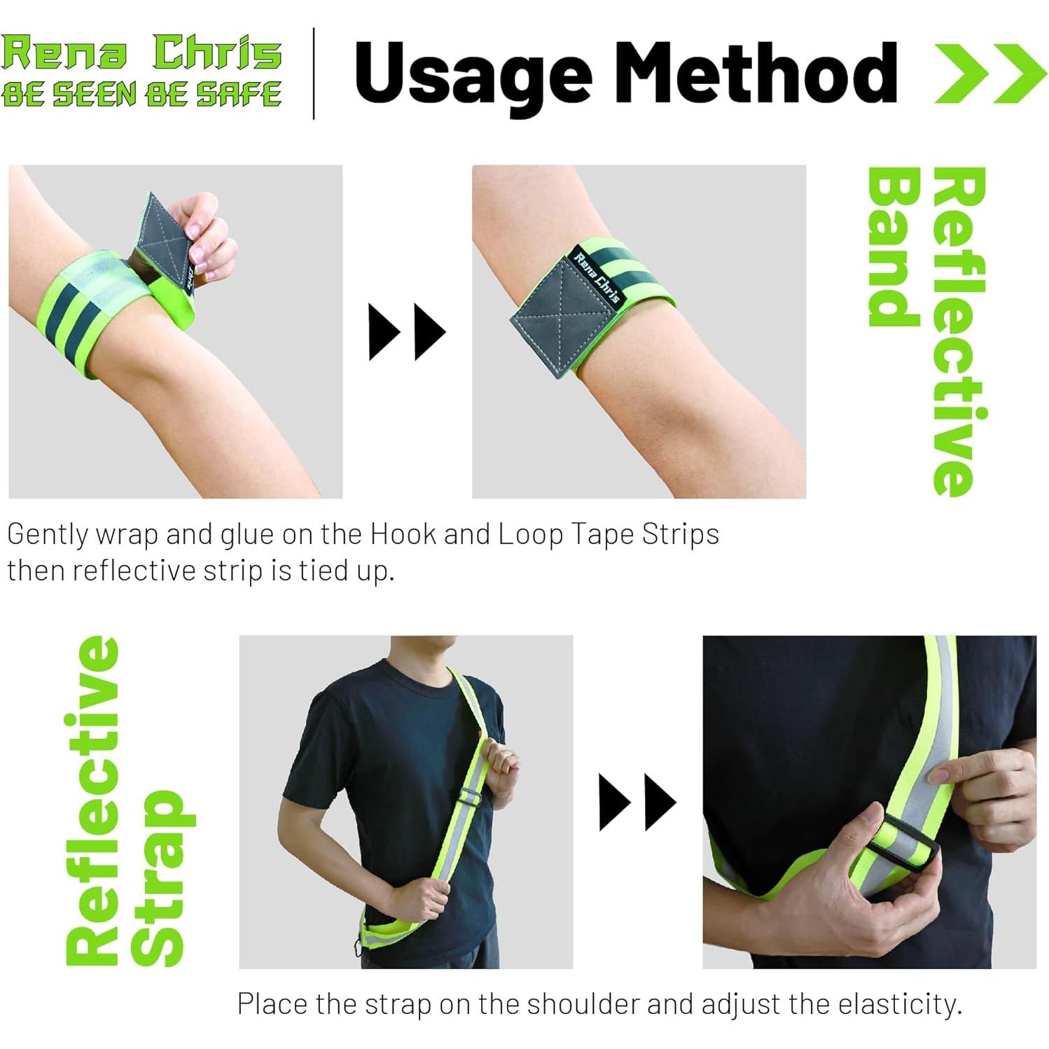 Equipo de Correr Reflectante Rena Chris - 3 Piezas Ajustables