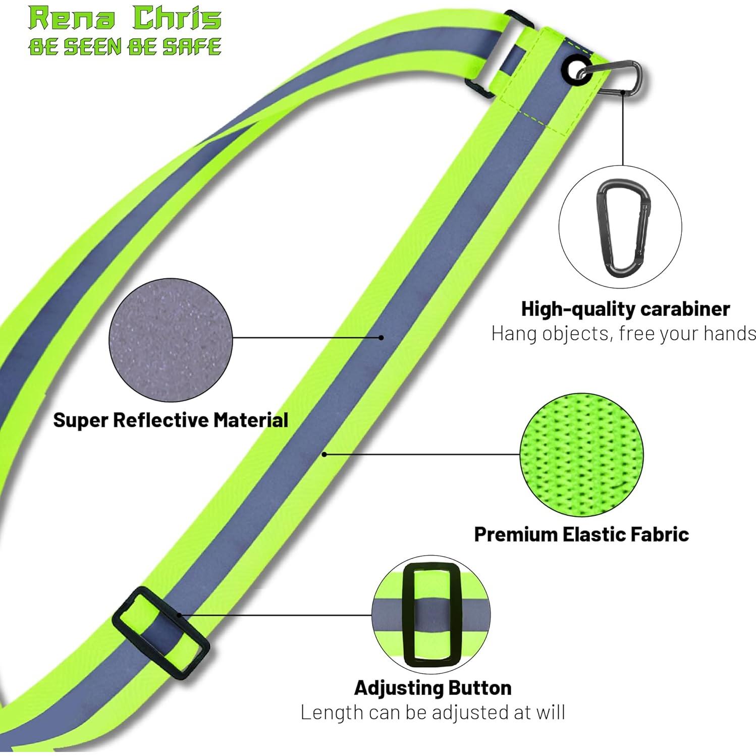 Equipo de Correr Reflectante Rena Chris - 3 Piezas Ajustables