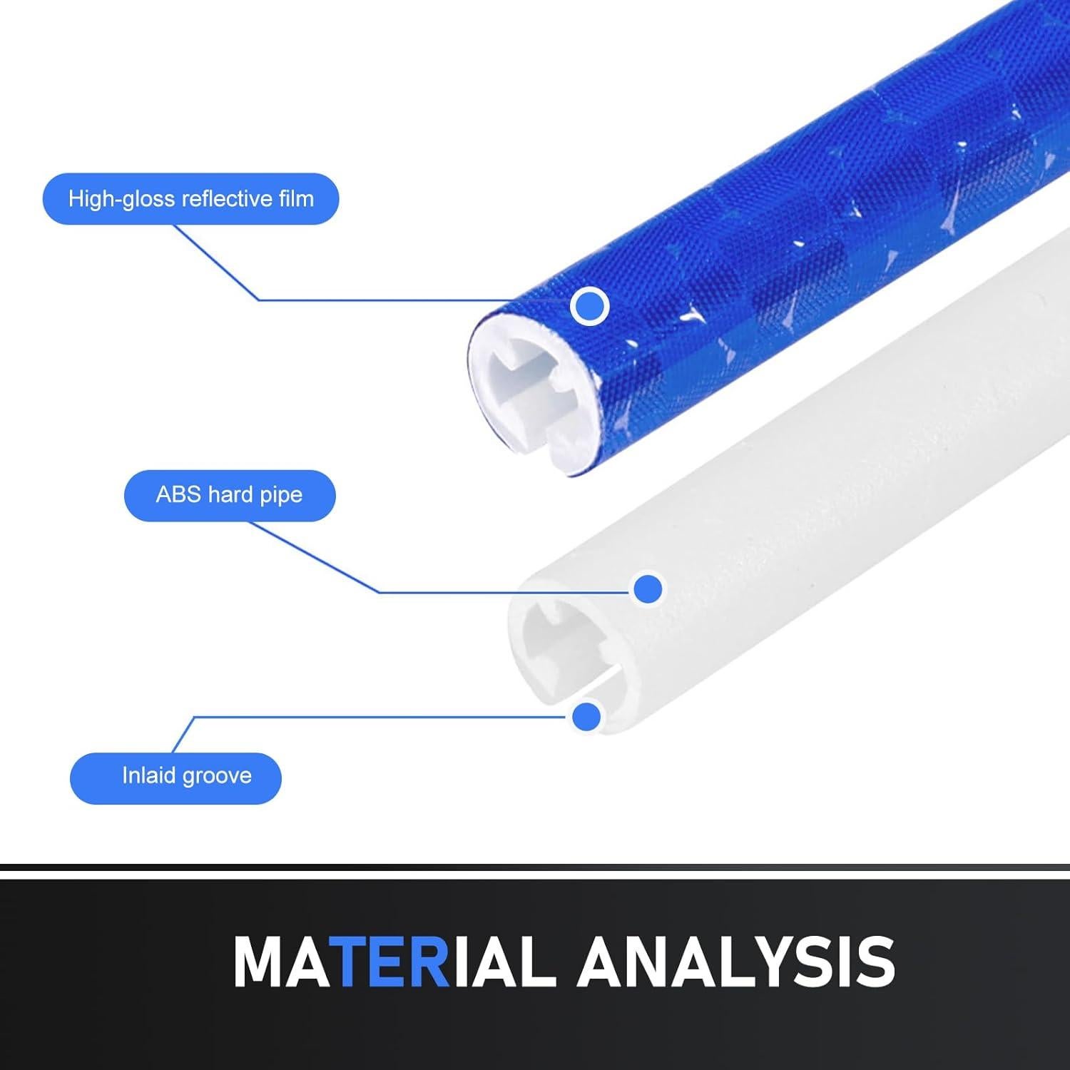 72 Reflectores de Radios de Bicicleta Qurbuns 75mm Coloridos