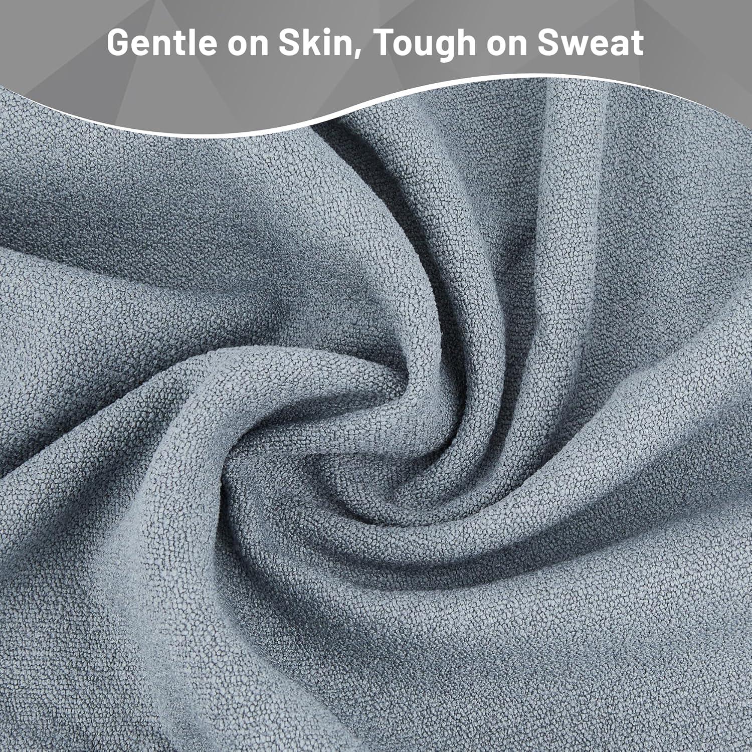 Toalla de Yoga Antideslizante HASSLICKIT 182.88x60.96cm Microfibra