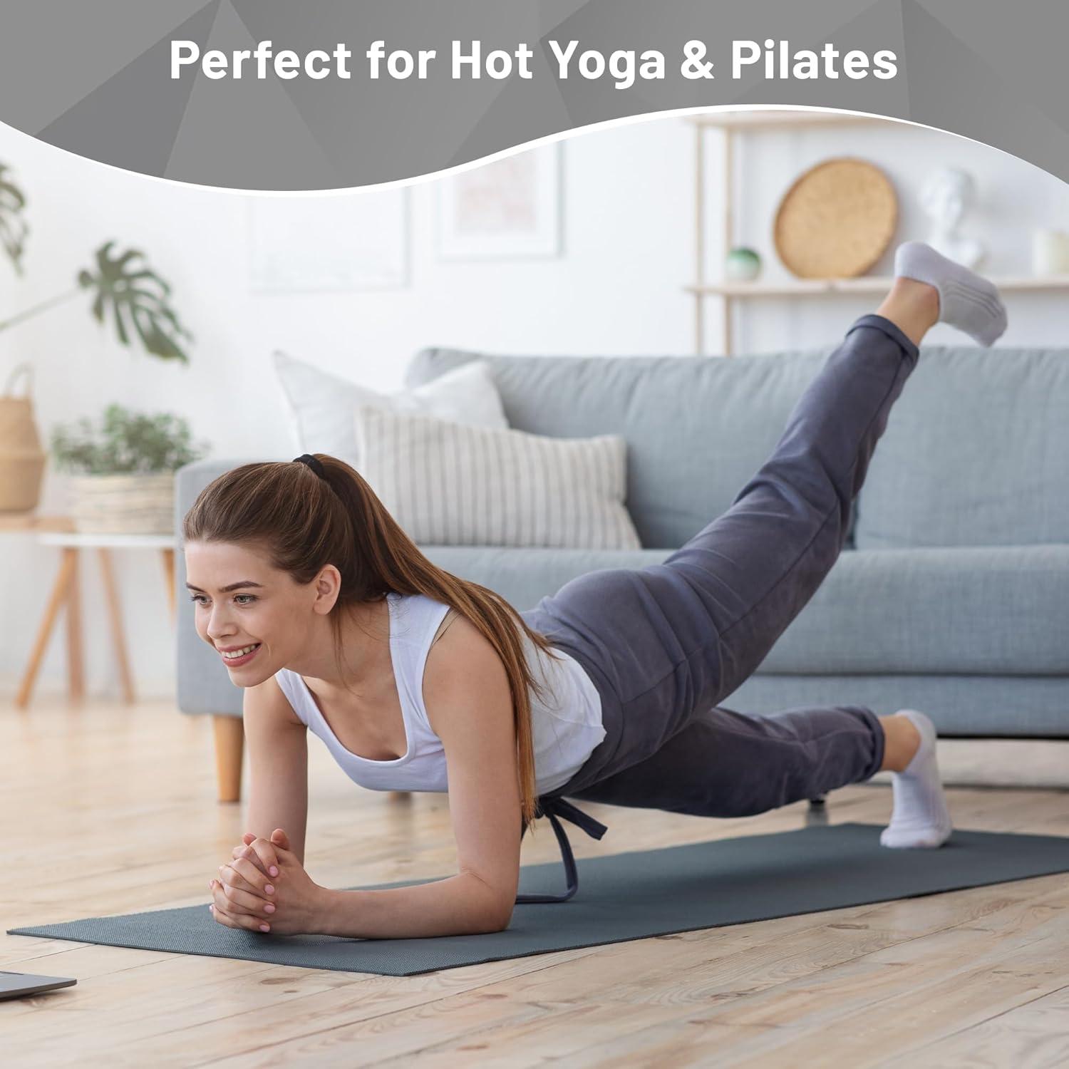 Toalla de Yoga Antideslizante HASSLICKIT 182.88x60.96cm Microfibra