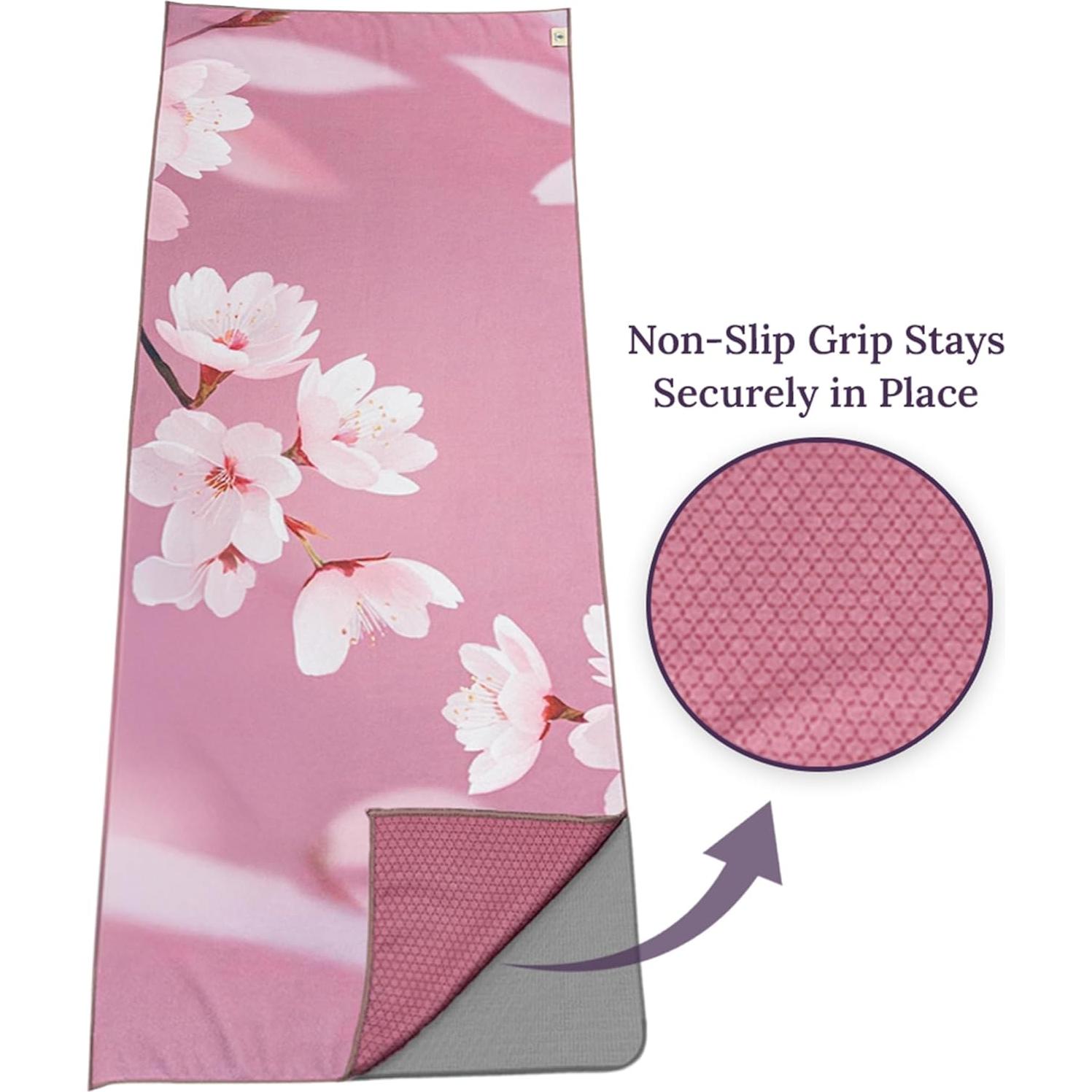 Toalla de Yoga Antideslizante CORE-MOTION 67x183 cm Lavable