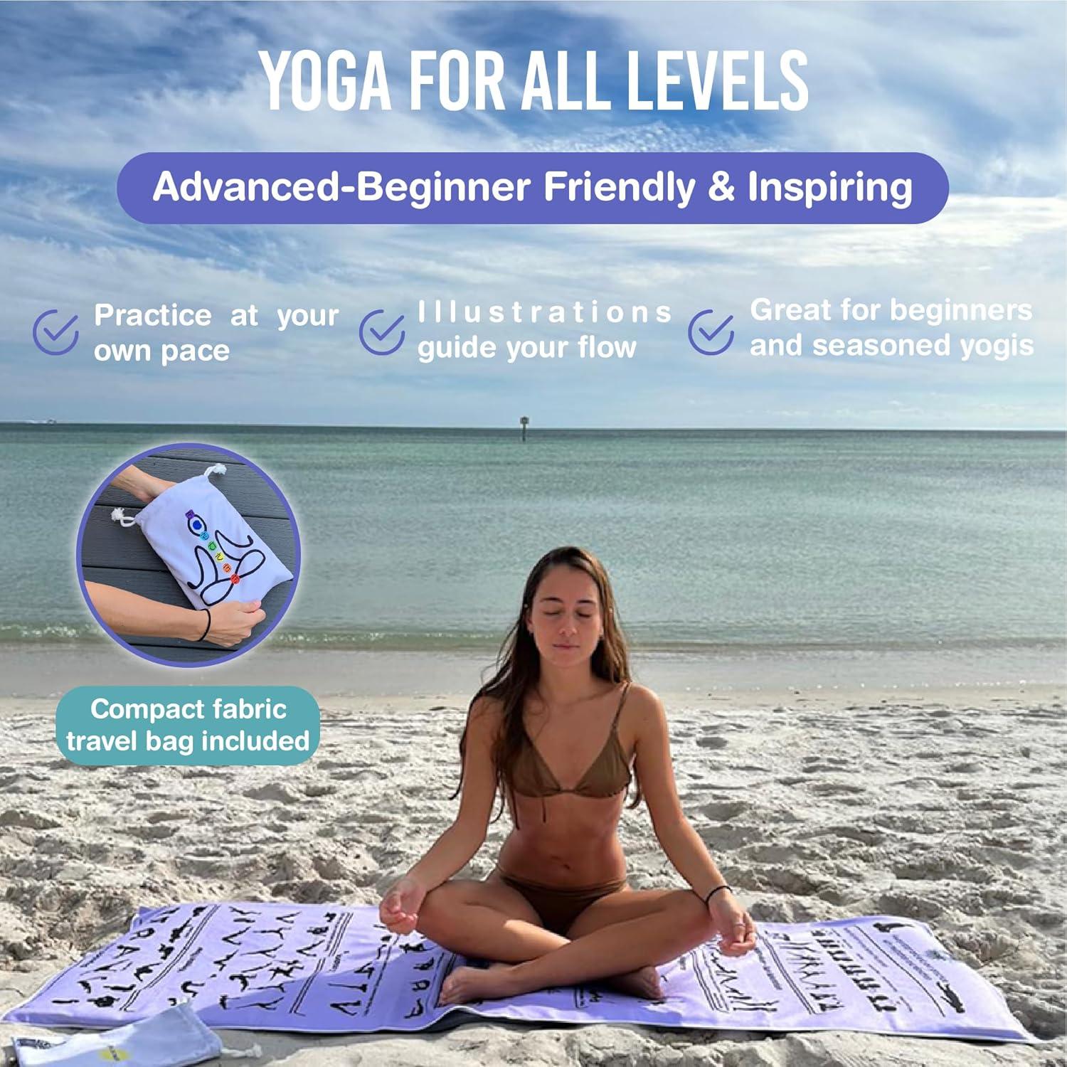 Toalla de Yoga Antideslizante TAI CHI BALANCE 181.6x62.2cm