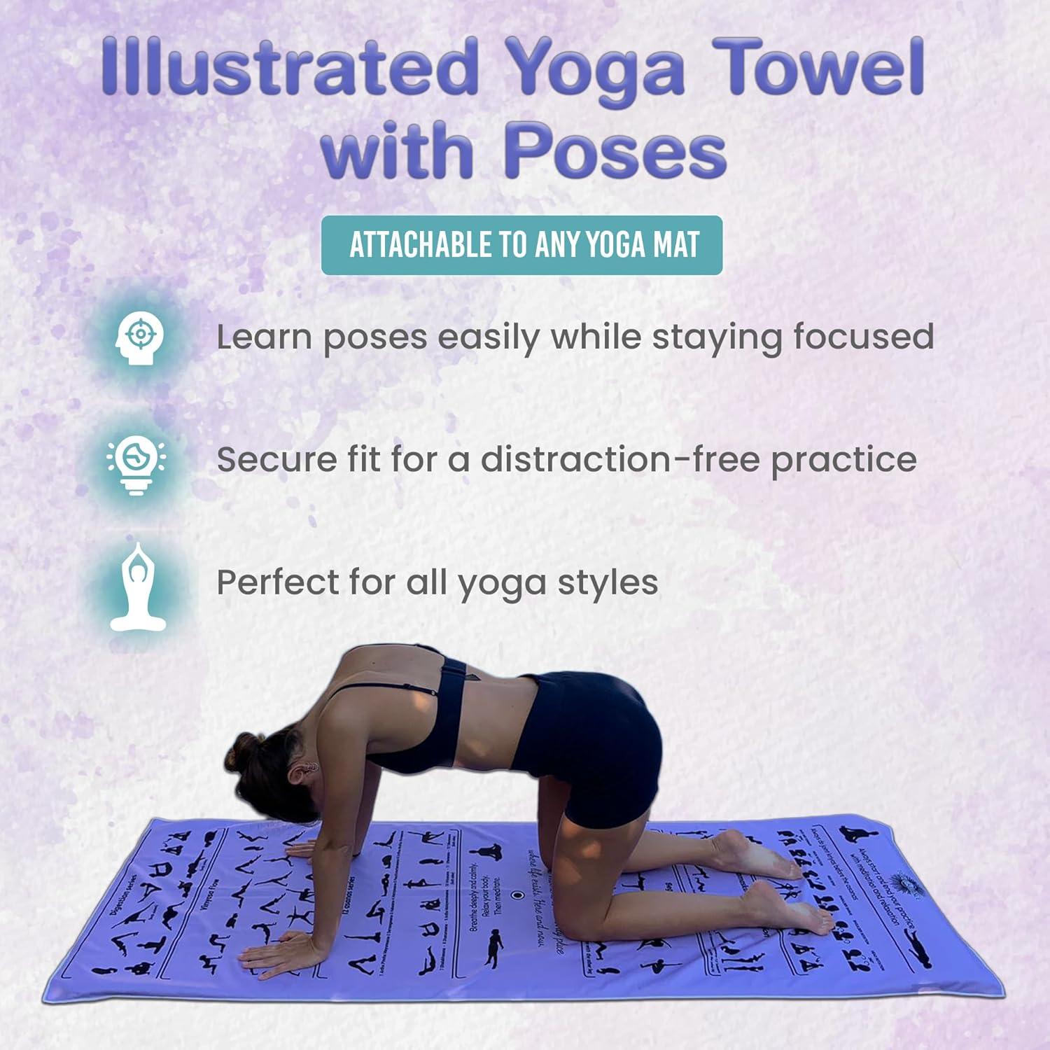 Toalla de Yoga Antideslizante TAI CHI BALANCE 181.6x62.2cm