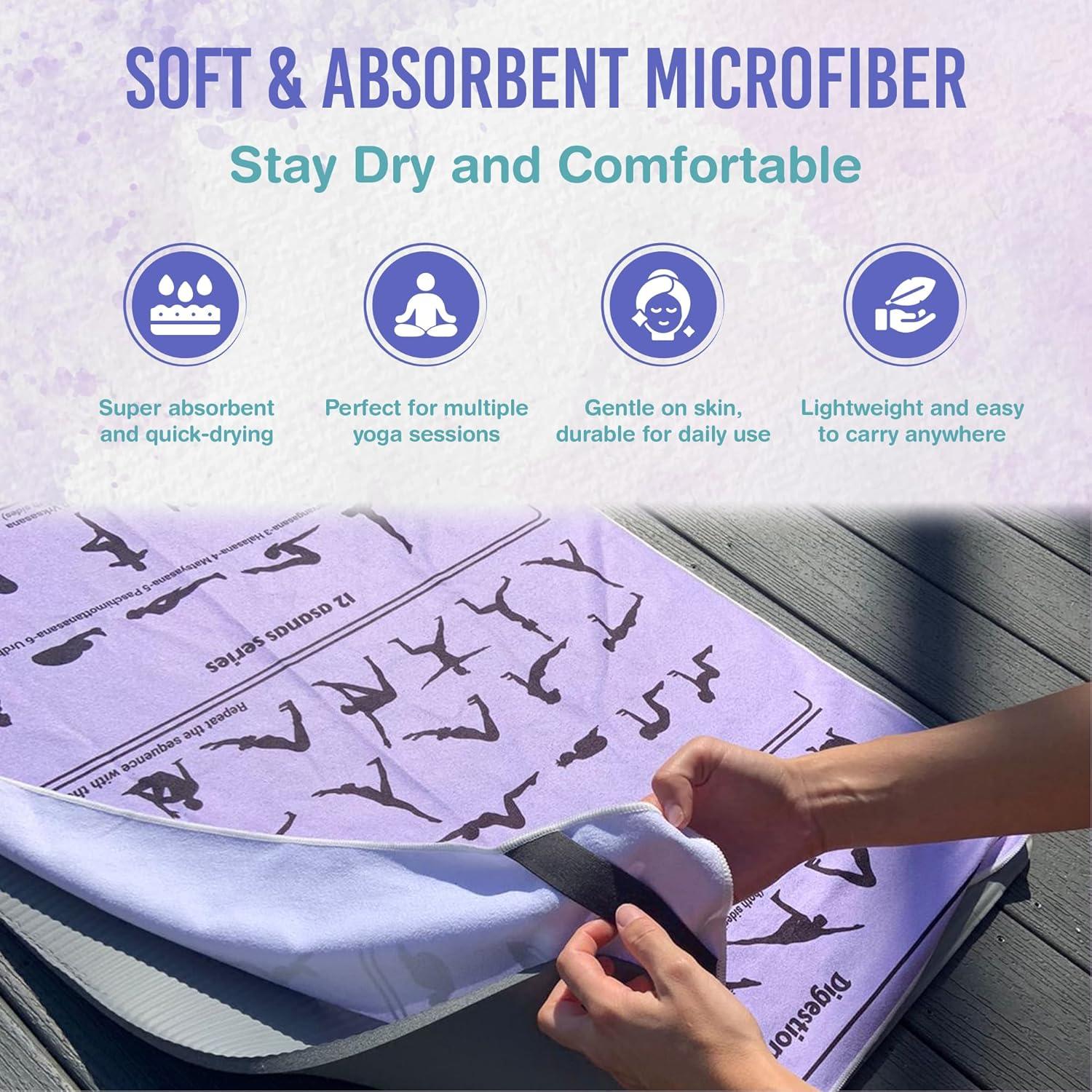 Toalla de Yoga Antideslizante TAI CHI BALANCE 181.6x62.2cm