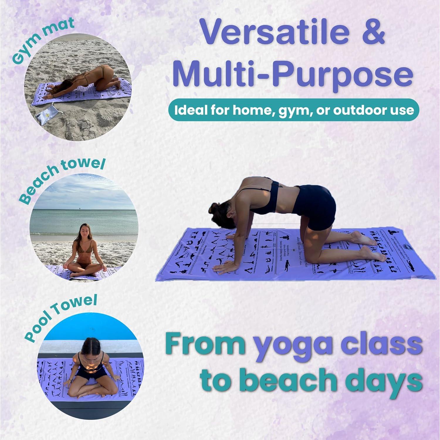 Toalla de Yoga Antideslizante TAI CHI BALANCE 181.6x62.2cm