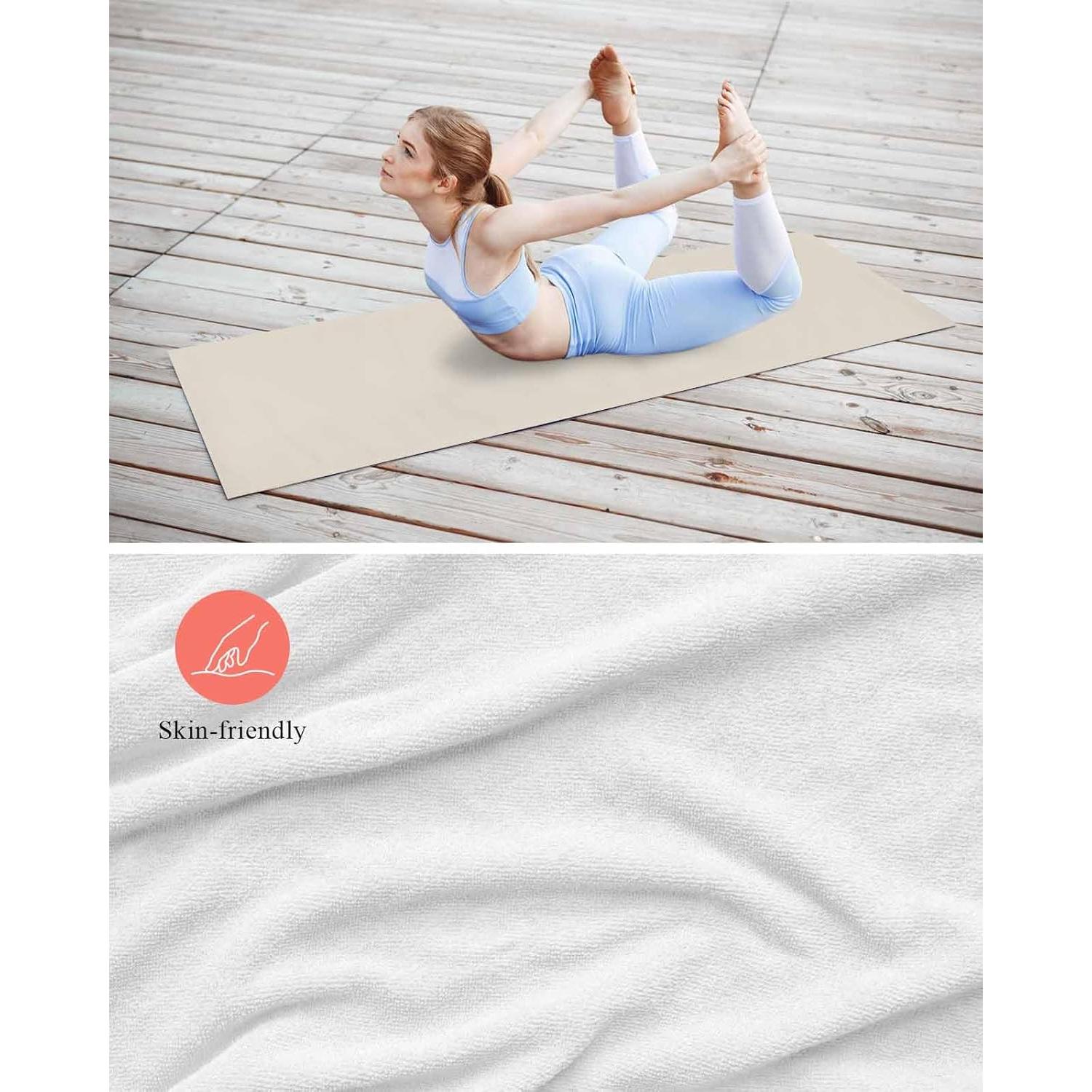 Toalla de Yoga DecorLovee Antideslizante 66x178 cm Microfibra