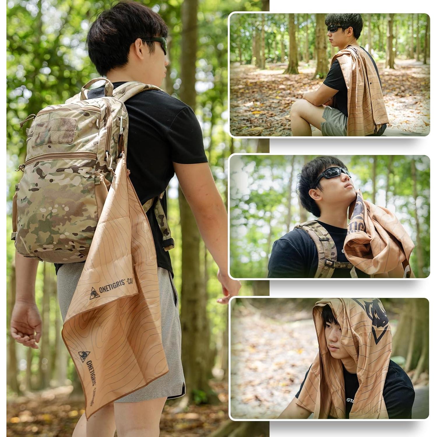 Toalla de Microfibra ONETIGRIS 38x58 cm Secado Rápido