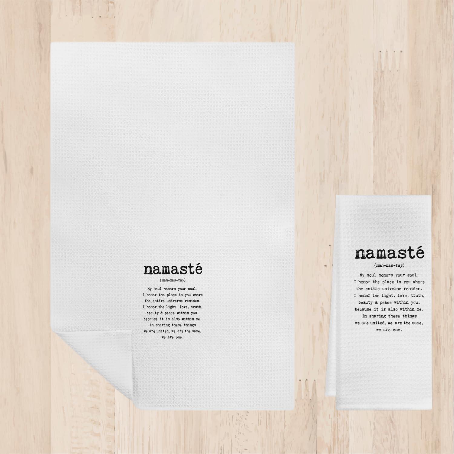 Toalla de Cocina GICHUGI Namaste 60x40 cm Microfibra