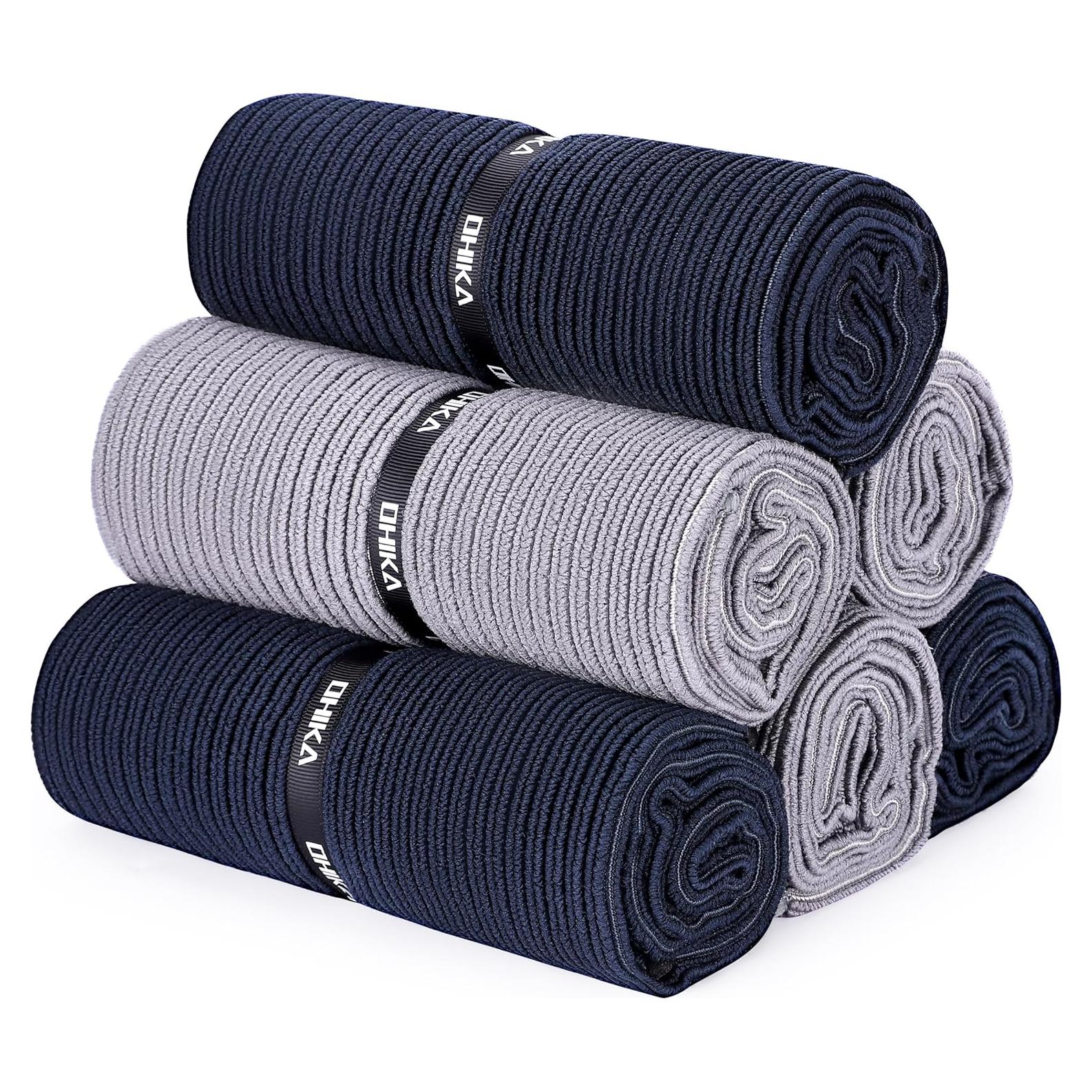 Toallas de Gimnasio OHIKA Microfibra 68.6x40.6cm Paquete de 6