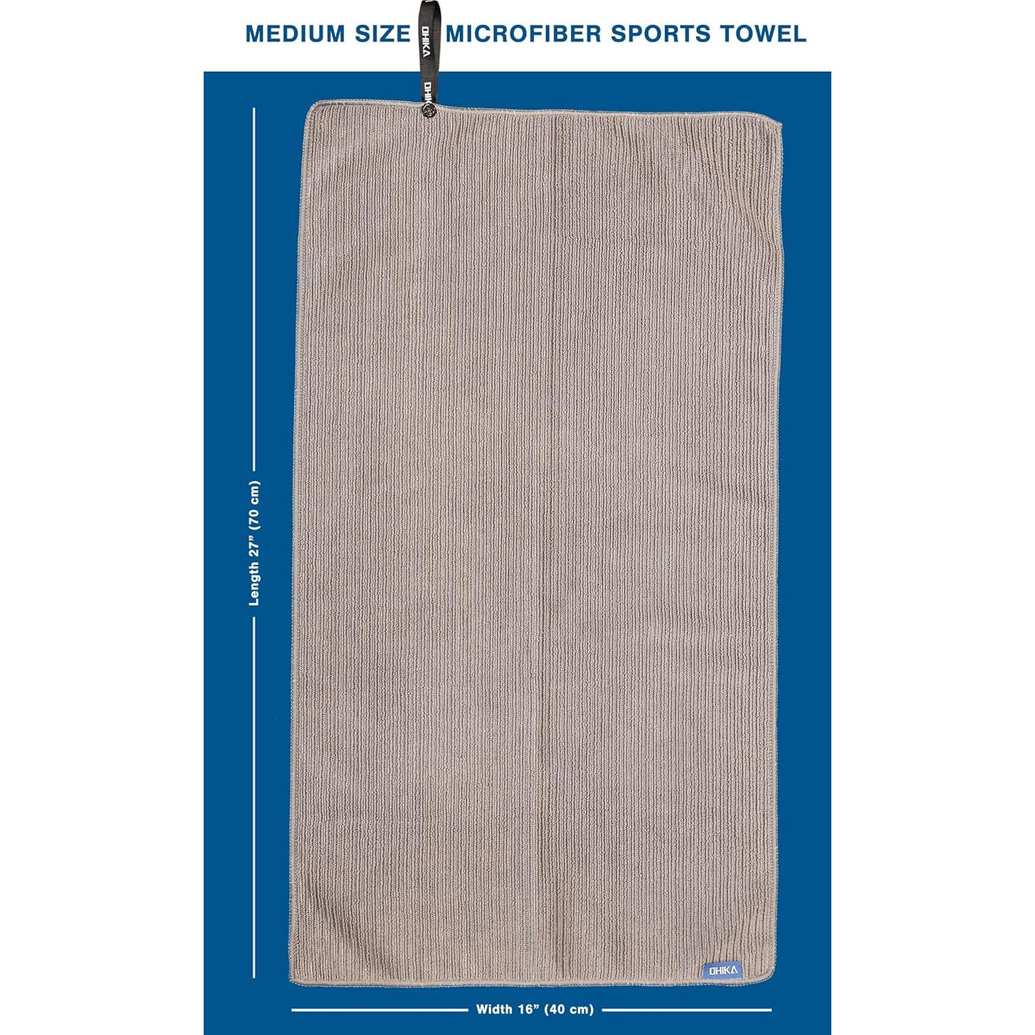 Toallas de Gimnasio OHIKA Microfibra 68.6x40.6cm Paquete de 6