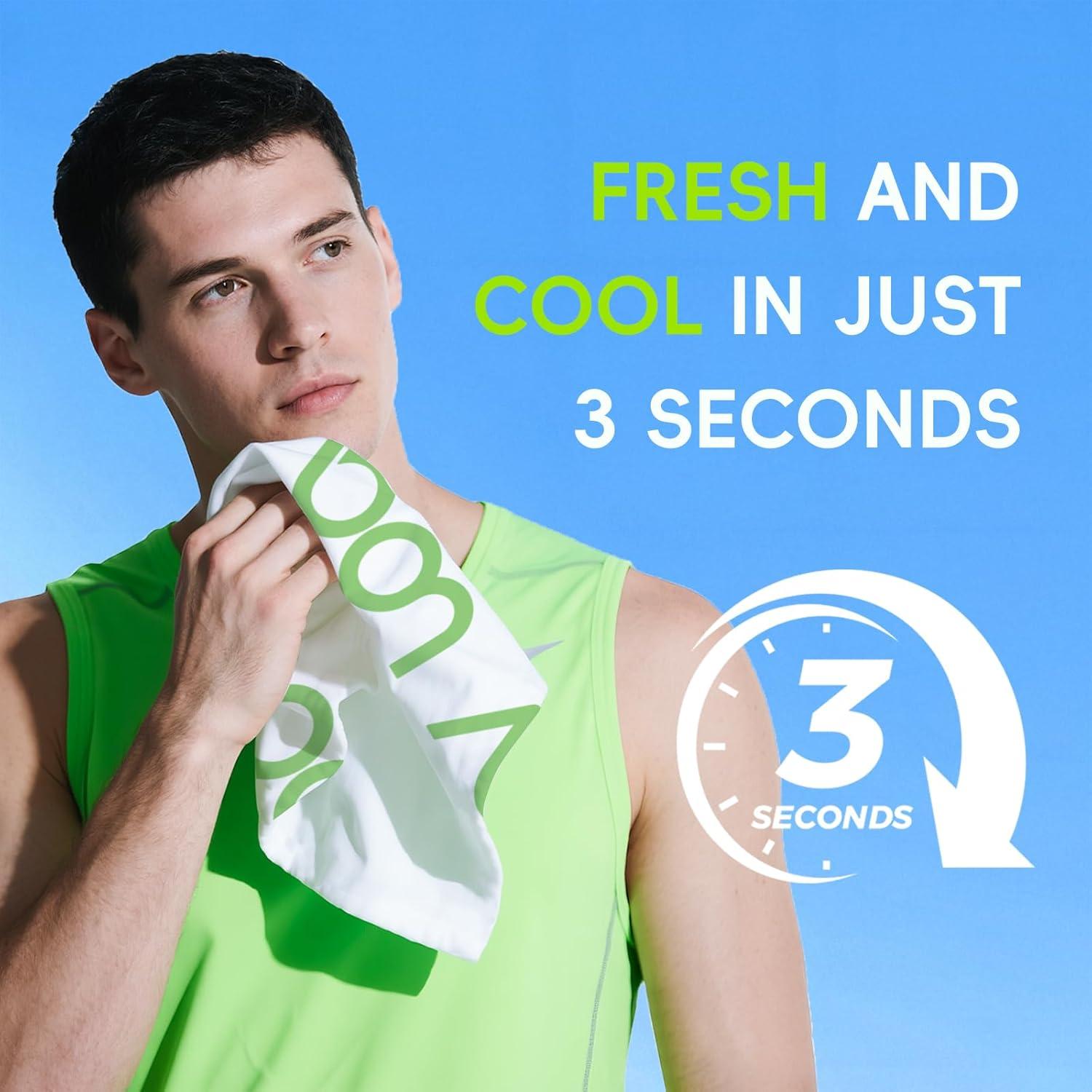 Toallitas Corporales Refrigerantes UOOVSAAP 12 Unidades Menta