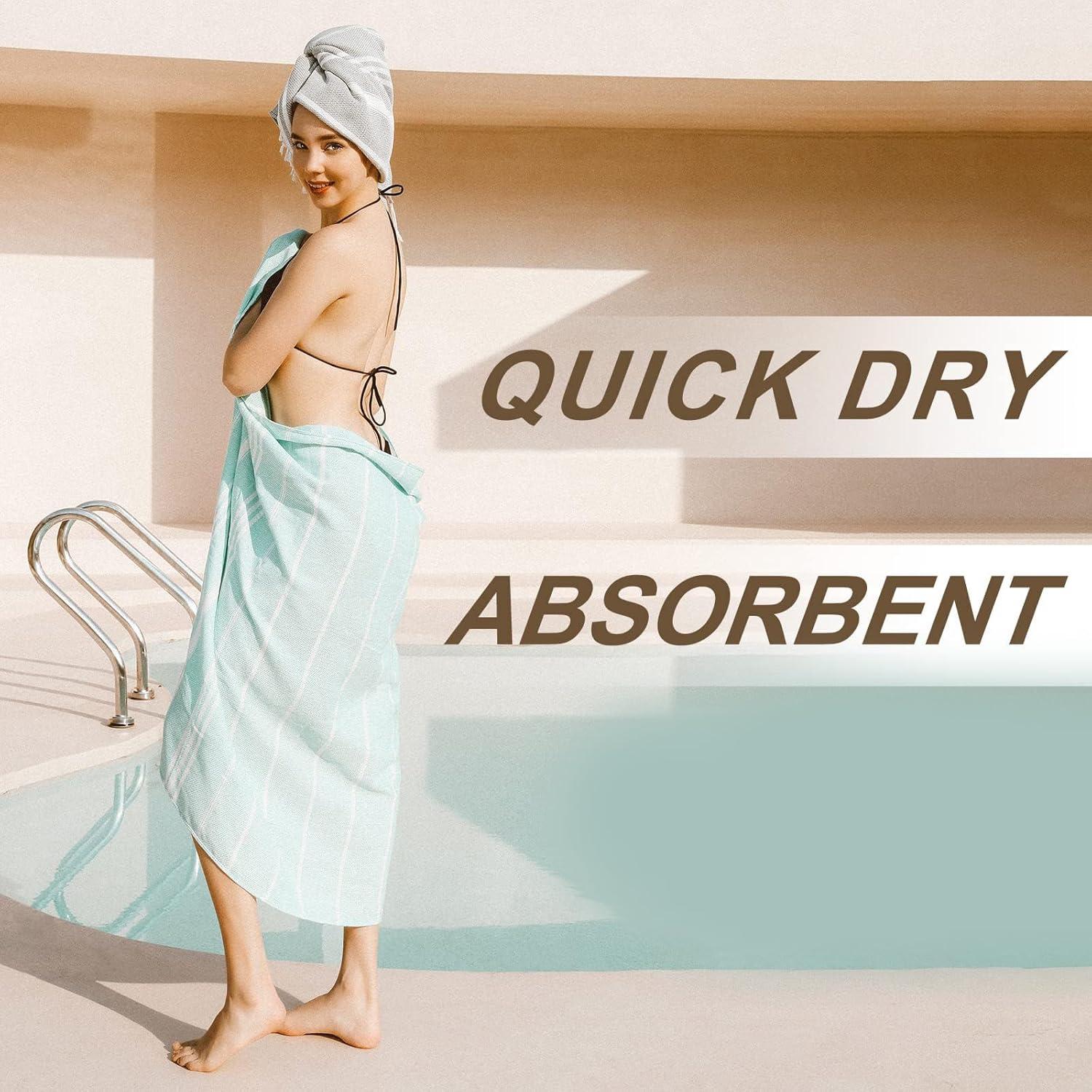 Toalla de Playa Genovega XL 183x91 cm A Prueba de Arena