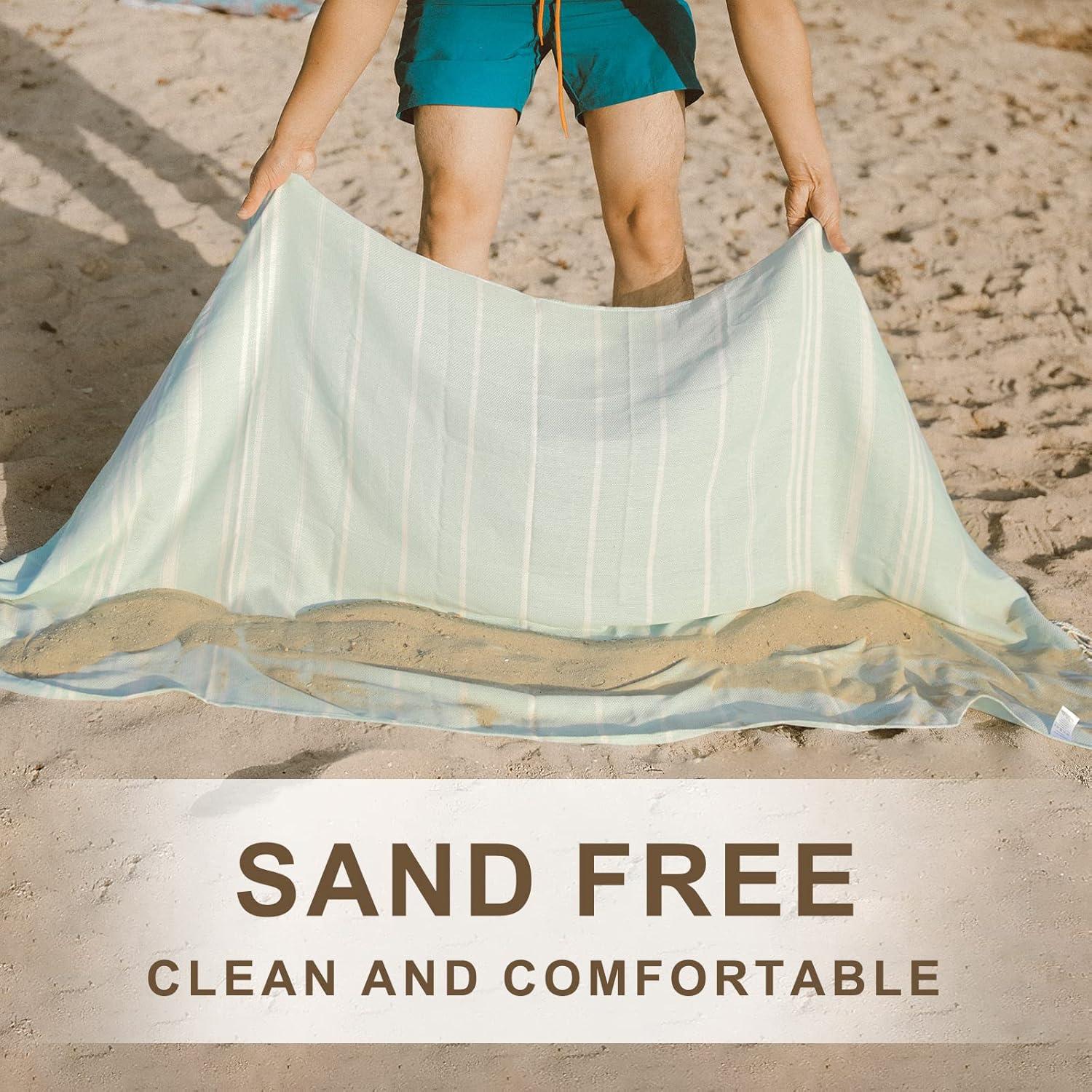 Toalla de Playa Genovega XL 183x91 cm A Prueba de Arena