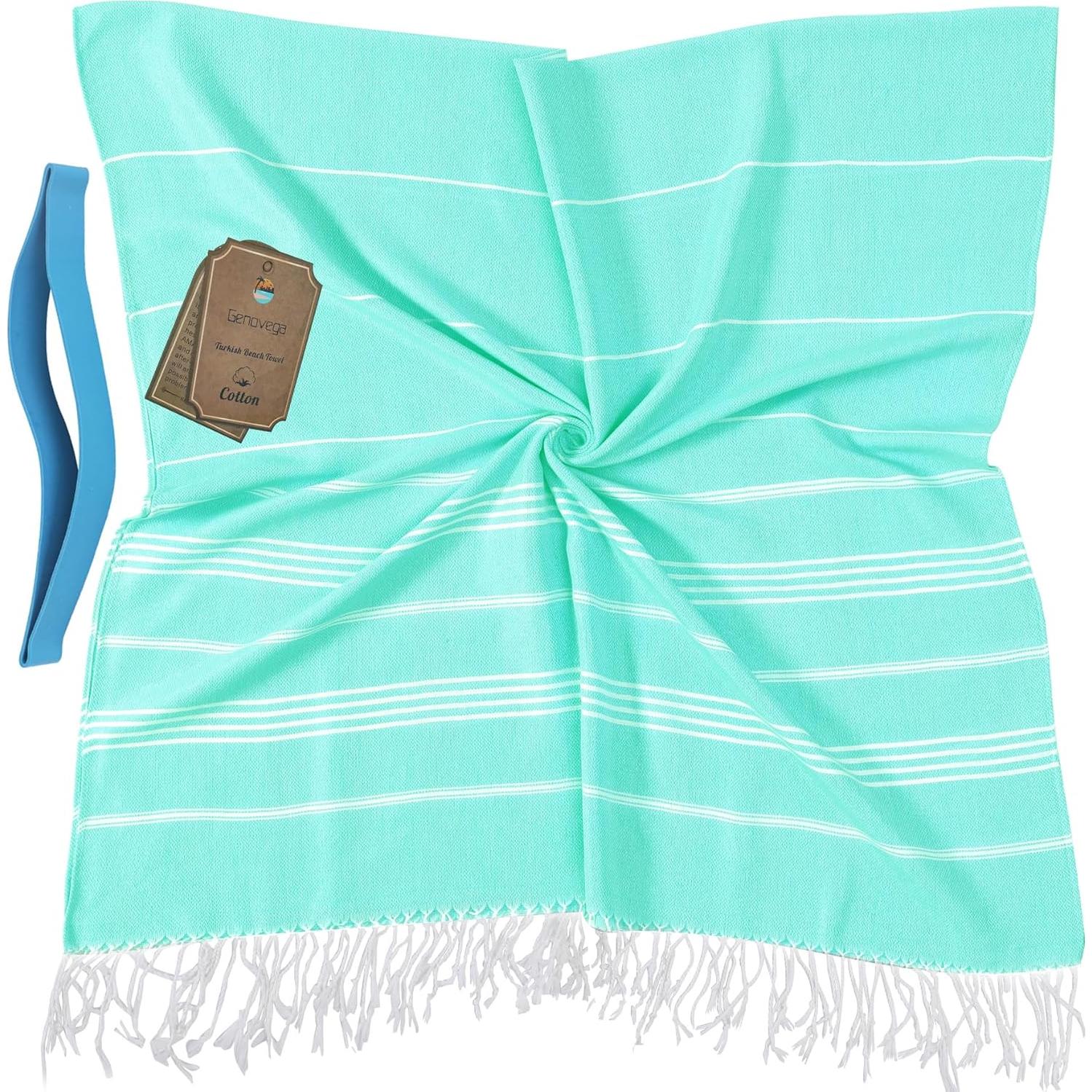 Toalla de Playa Genovega XL 183x91 cm A Prueba de Arena