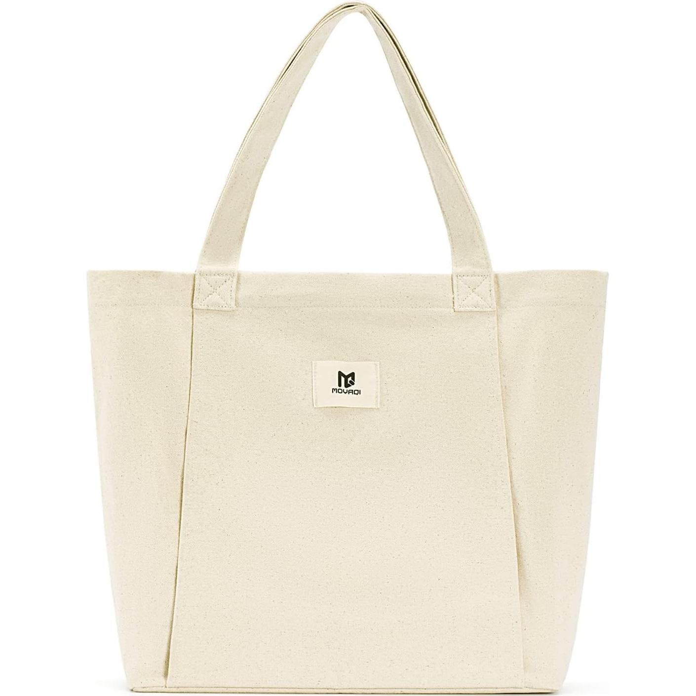 Bolsa de Lona MYQ MOYAQI para Esteras de Yoga Beige