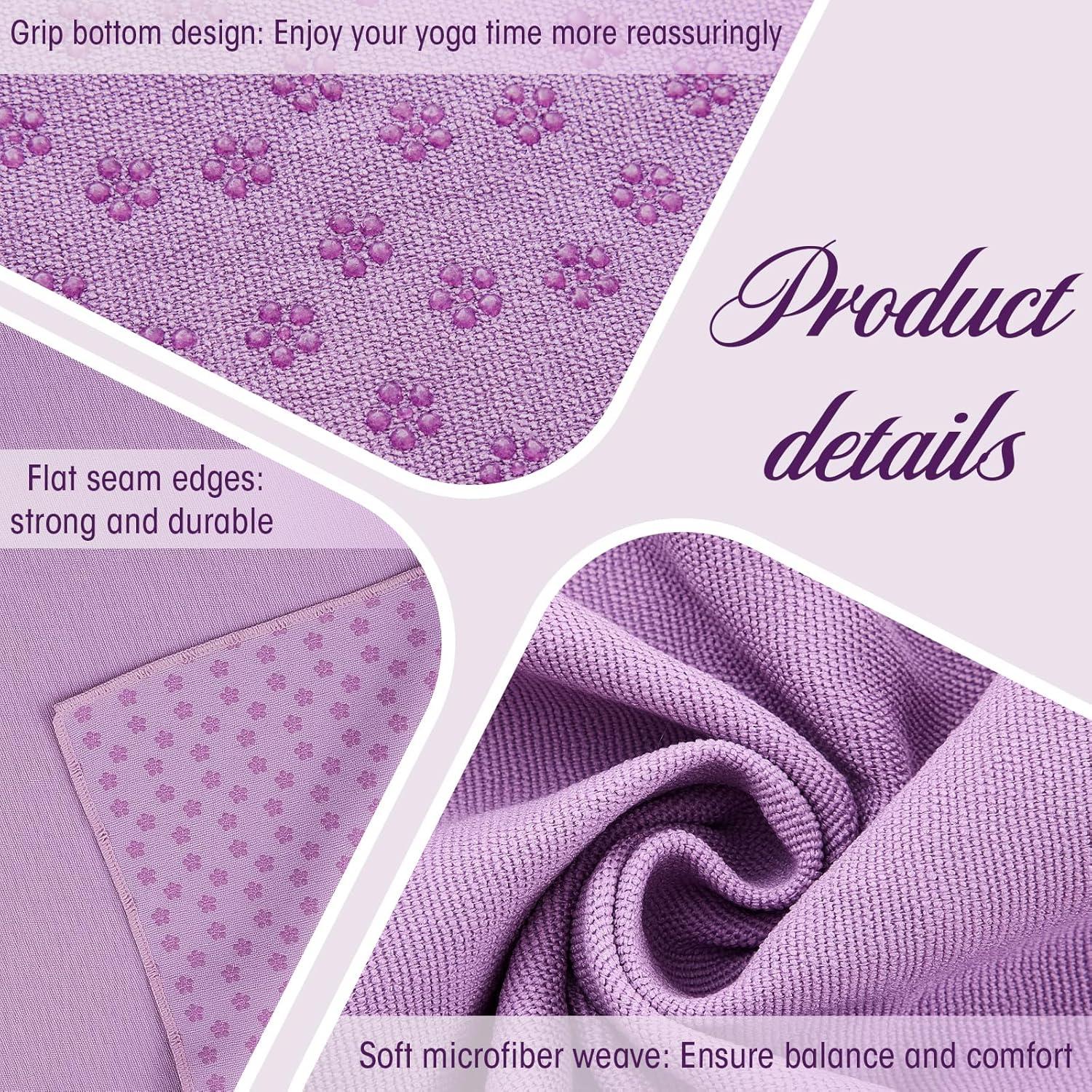 Set de 4 Toallas de Yoga Antideslizantes Breling 183x63cm