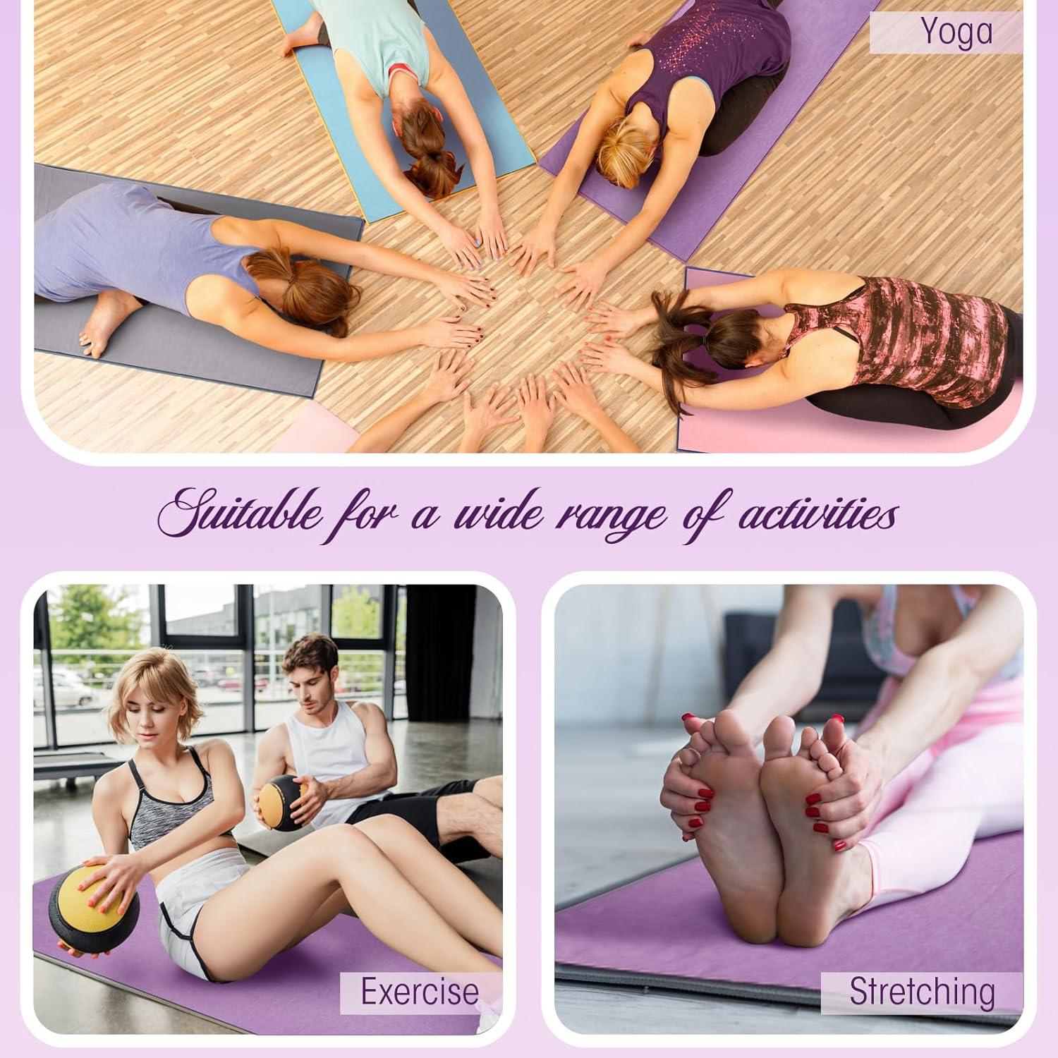 Set de 4 Toallas de Yoga Antideslizantes Breling 183x63cm