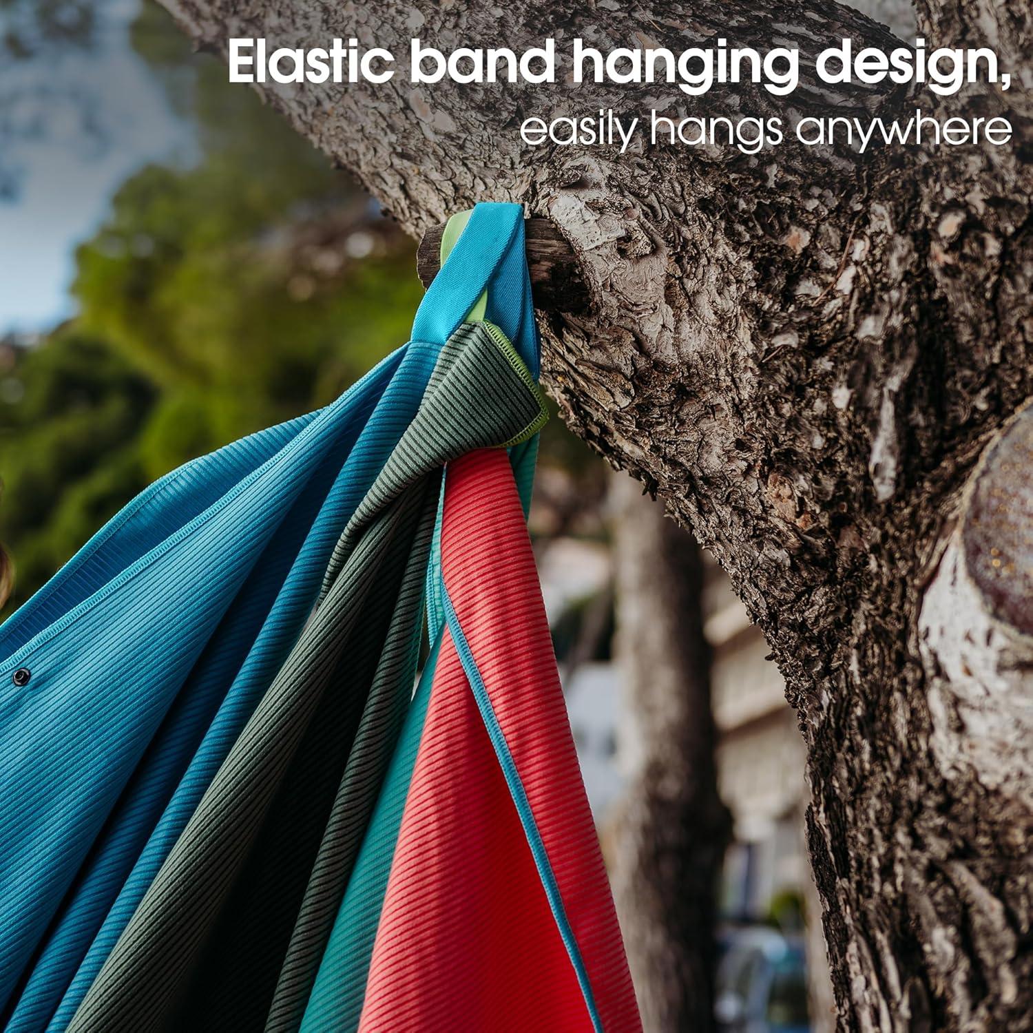 Toalla de Camping Microfibra 4Monster Extra Grande Verde Oliva