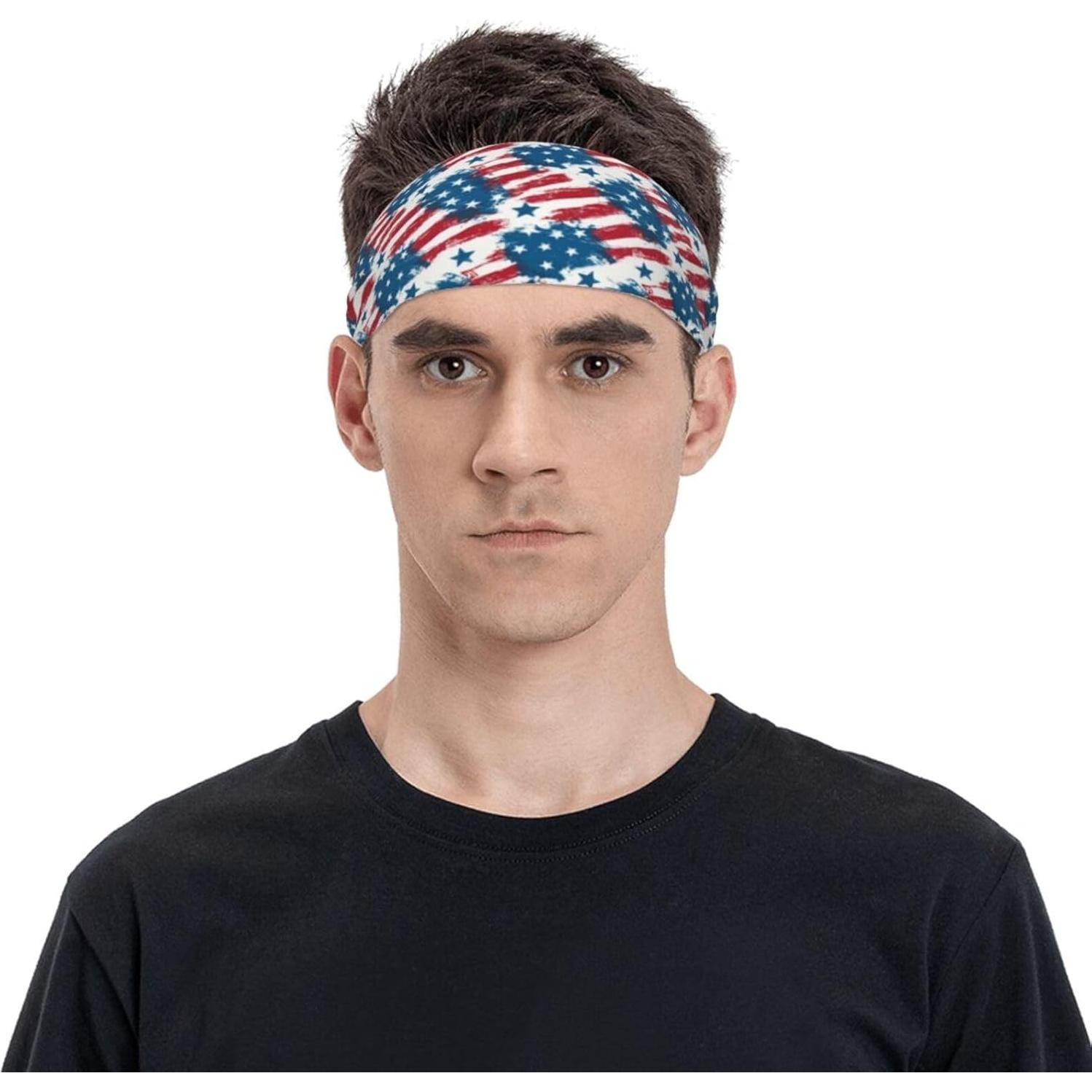 Cinta para la cabeza deportiva Genérico Bandera Unisex