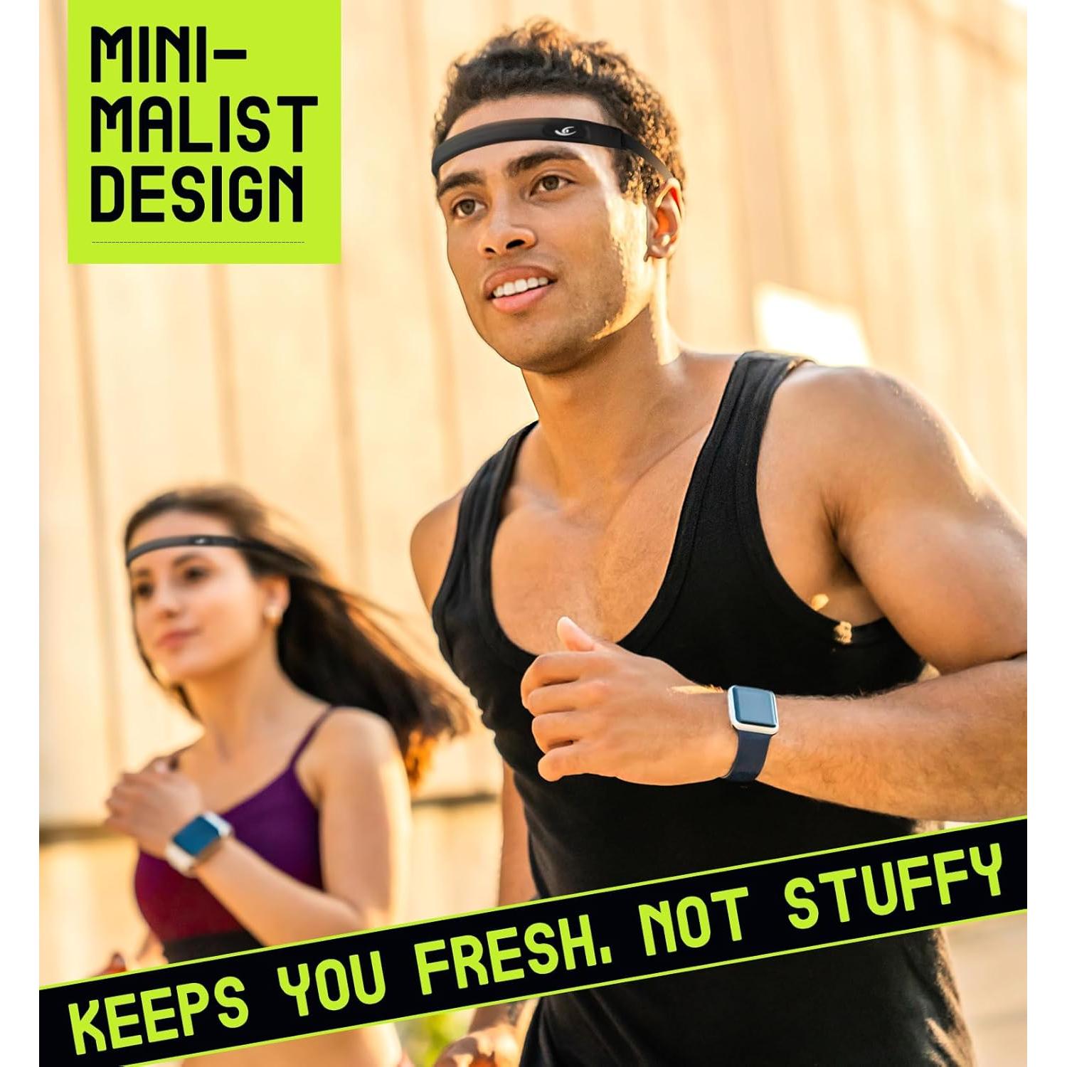 Banda de Sudor de Silicona HiRui para Deportes - Ajuste Universal