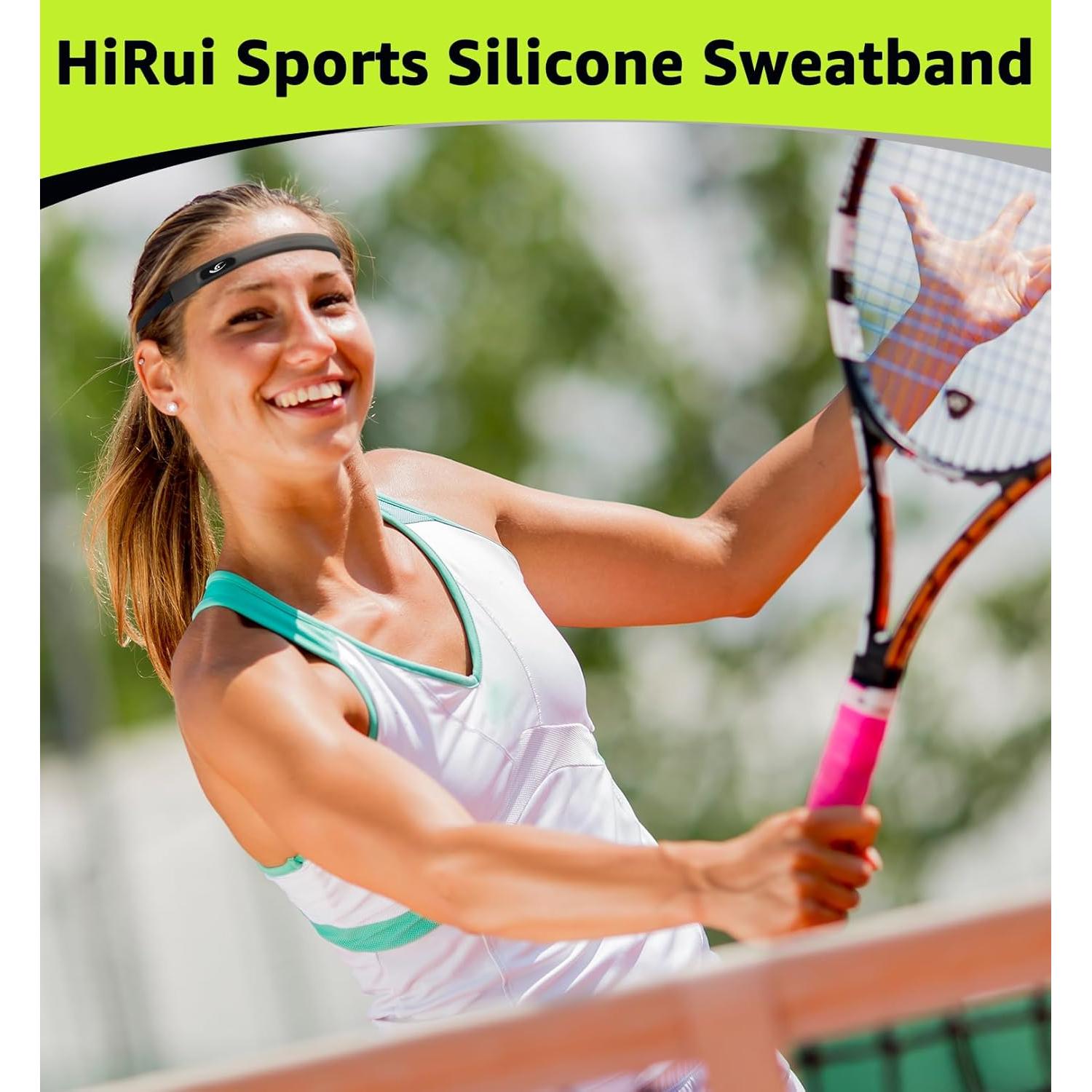 Banda de Sudor de Silicona HiRui para Deportes - Ajuste Universal