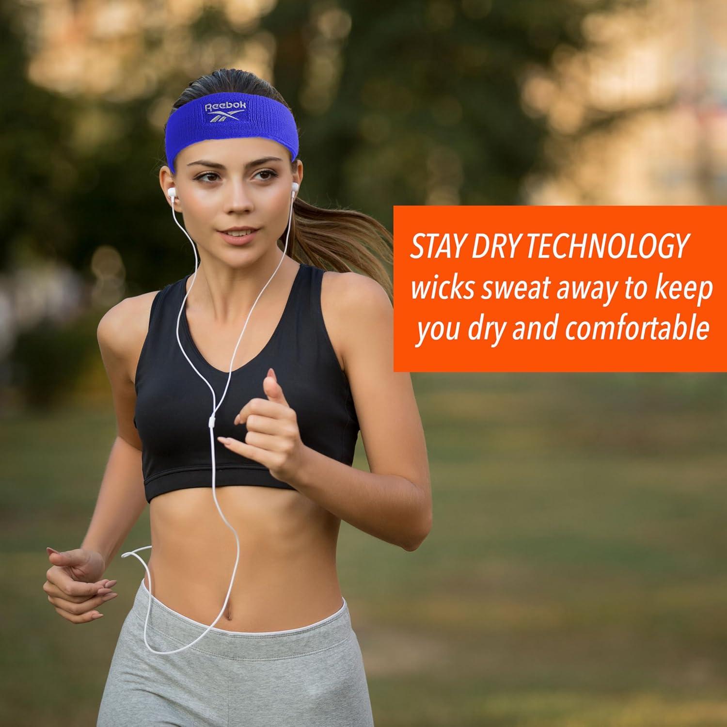 Banda de Sudor Atlética Reebok RBKV1036F - 5.72cm Ancha