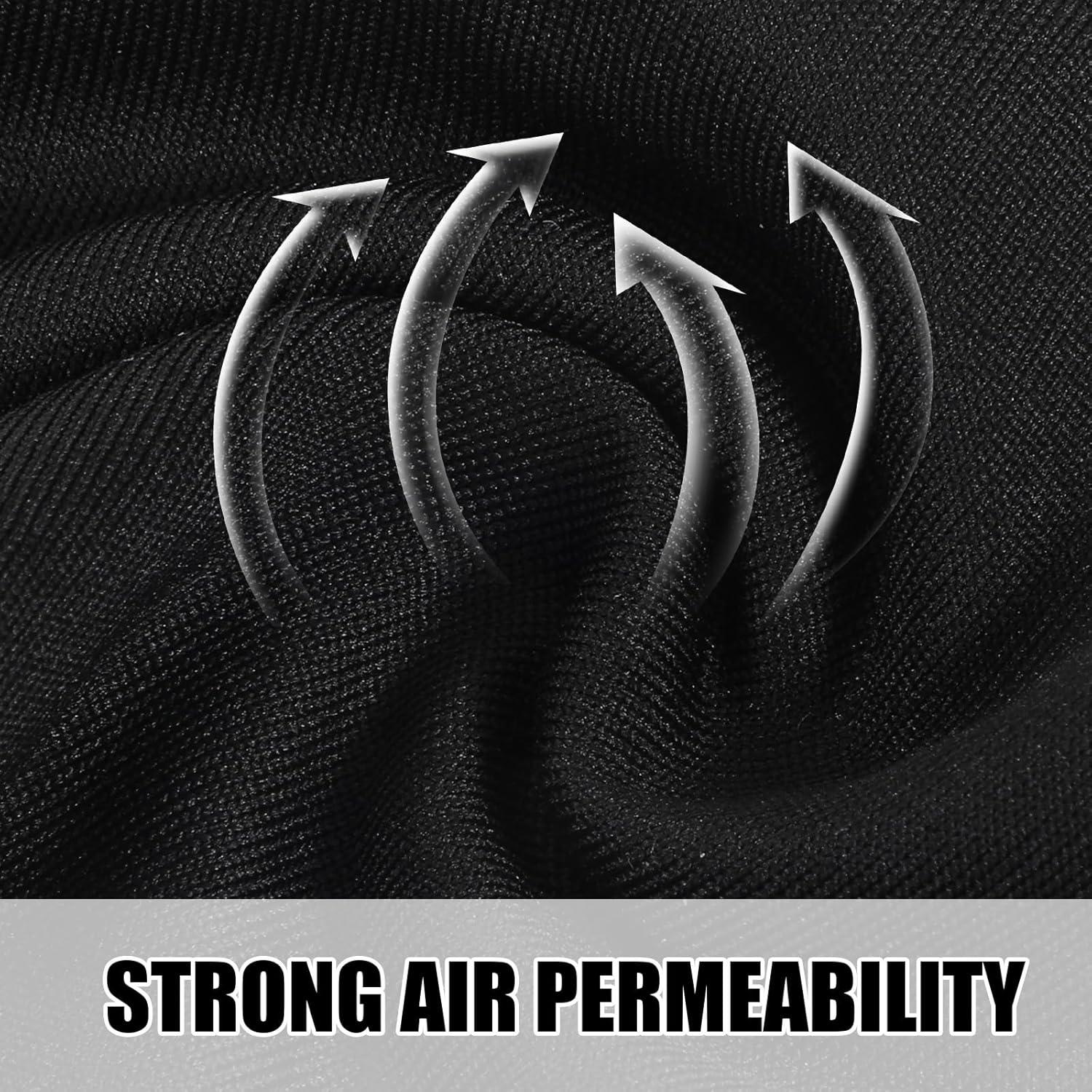 6 Bandas para la Cabeza Absorbentes Classicseali - Negro