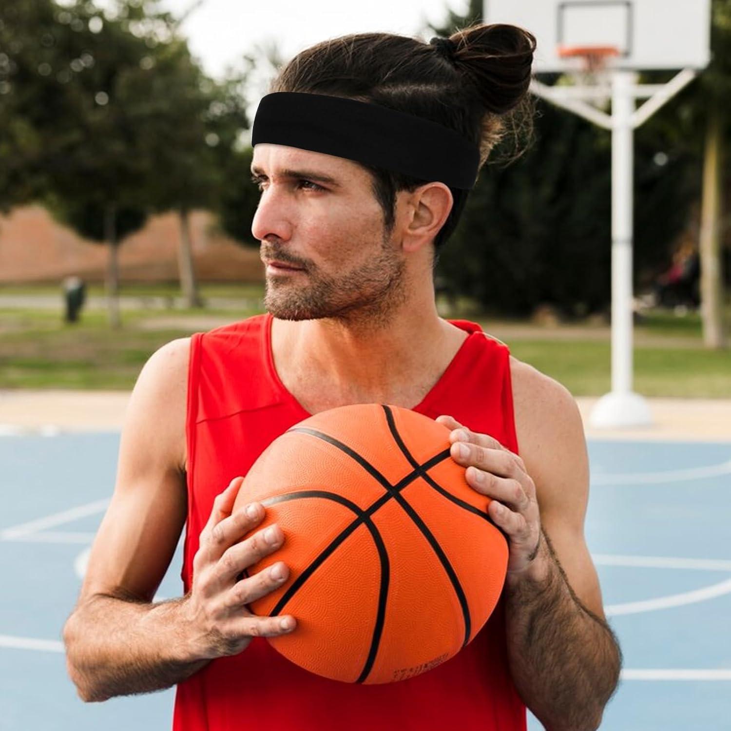 6 Bandas para la Cabeza Absorbentes Classicseali - Negro