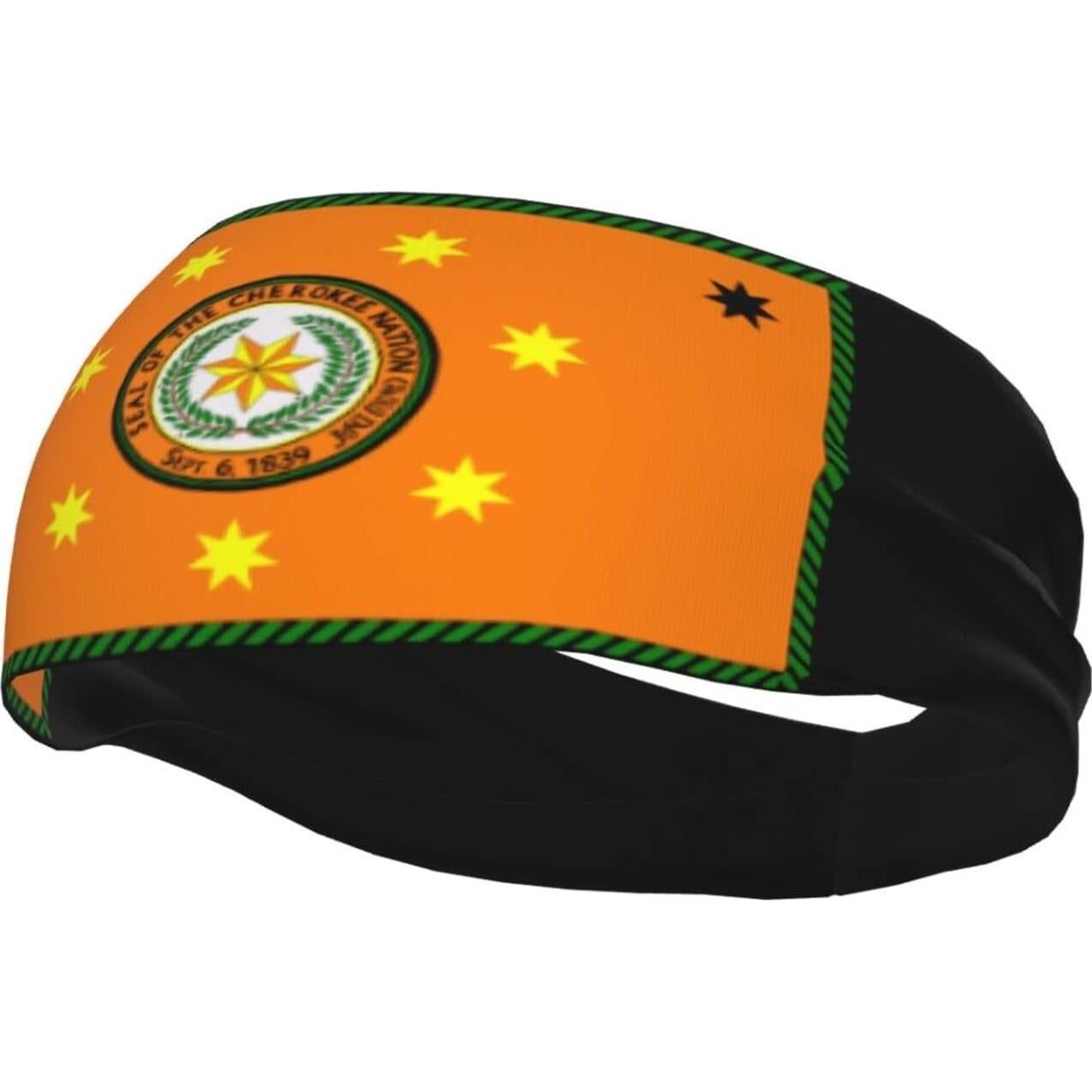 Bandana deportiva unisex Cherokee QIZYOQA - Absorbente, negra