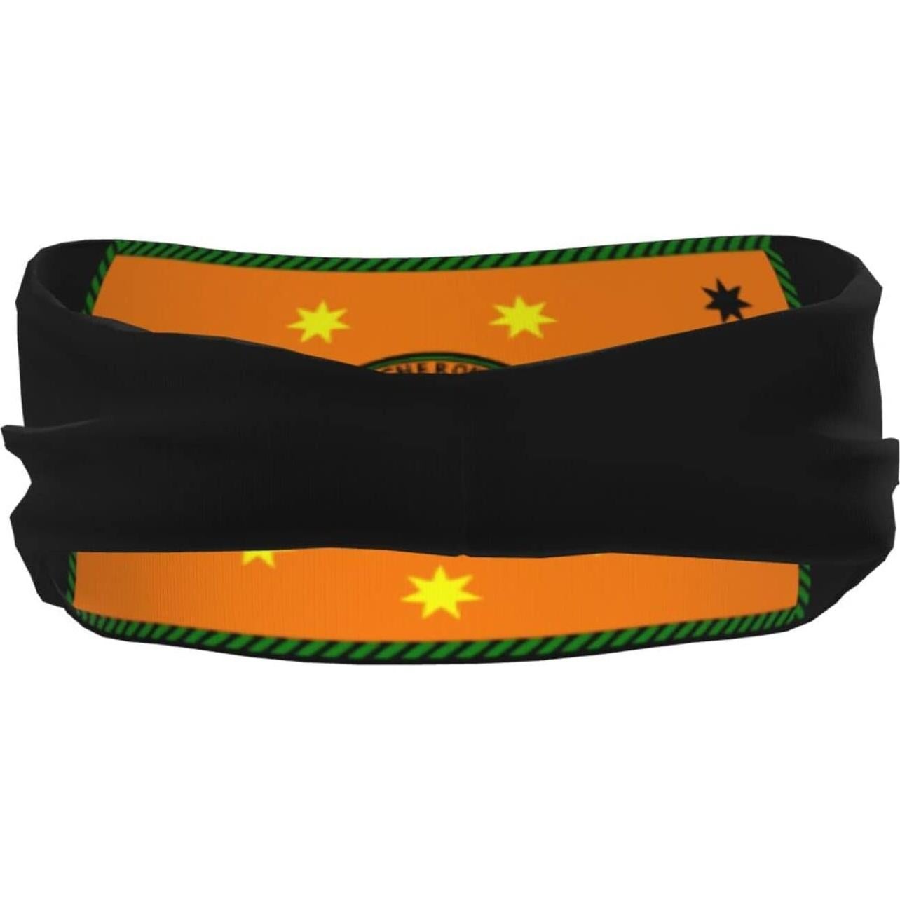 Bandana deportiva unisex Cherokee QIZYOQA - Absorbente, negra