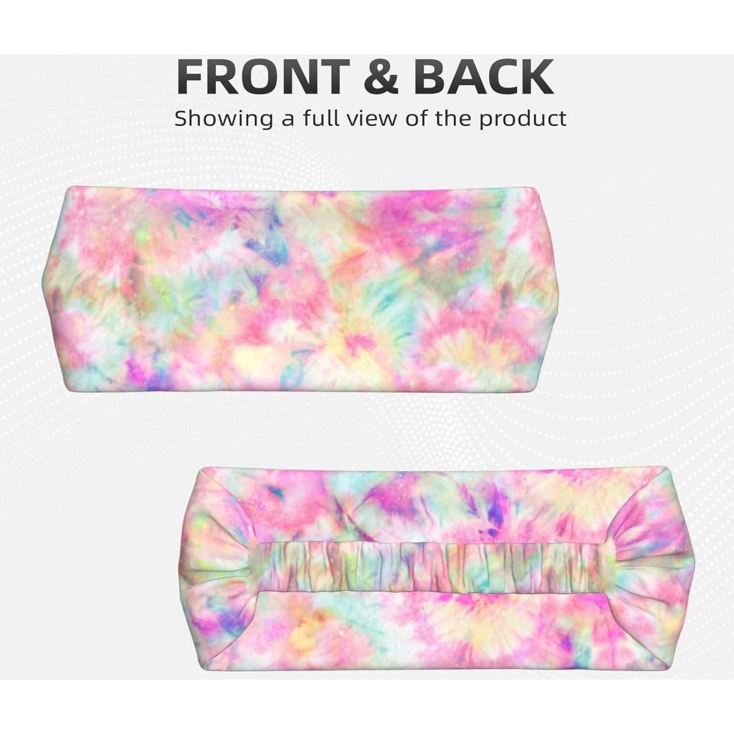 Banda para la cabeza deportiva TINUADEE unisex - Tie Dye Rosa