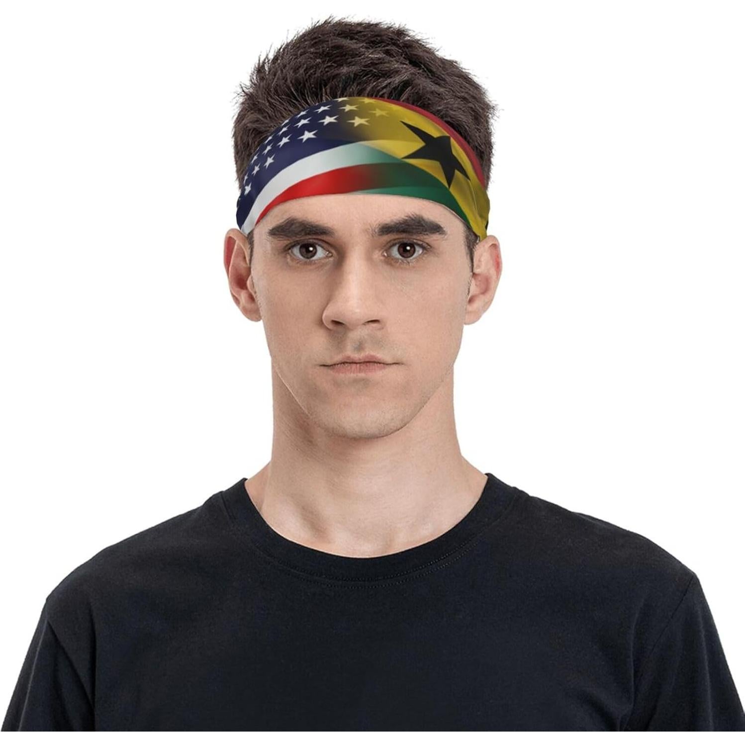 Banda para la cabeza ZWUK unisex, algodón absorbente para deporte