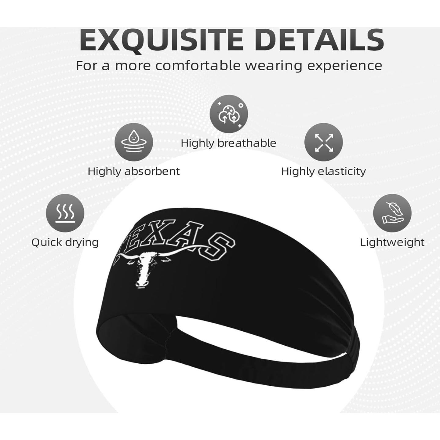 Banda Elástica Antideslizante SQMGEHVNY para Cabeza Unisex