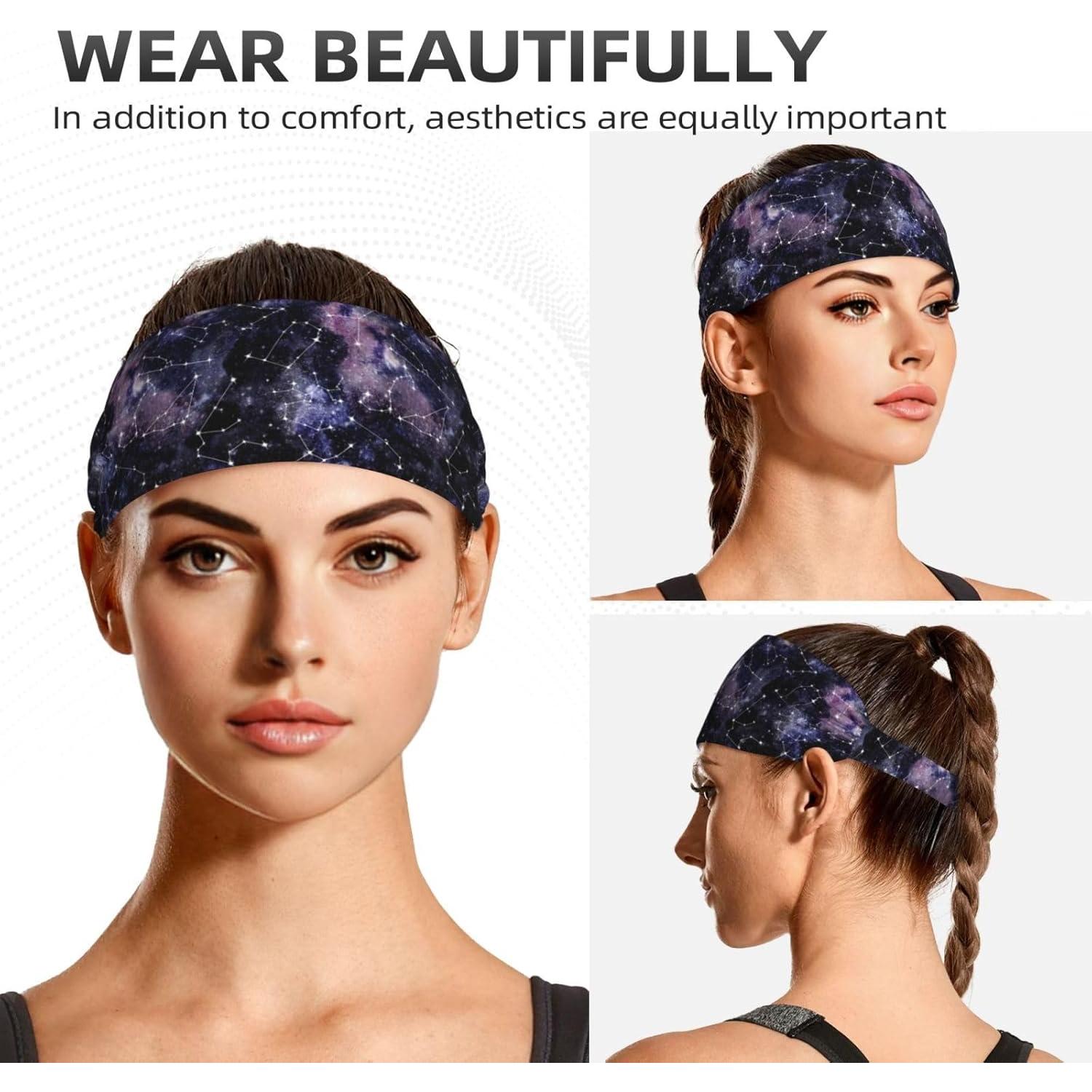 Diadema deportiva YANGZHI unisex - Absorbente y ligera