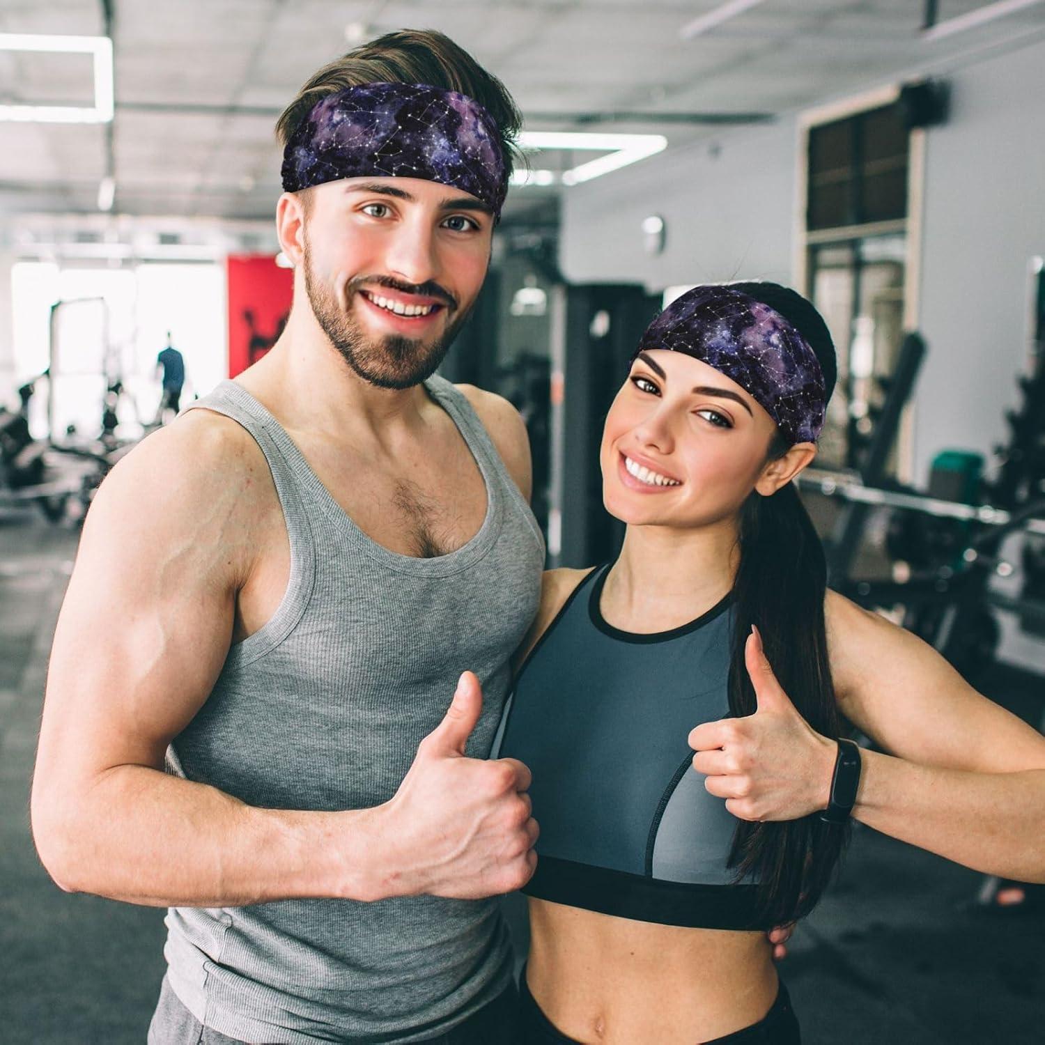 Diadema deportiva YANGZHI unisex - Absorbente y ligera