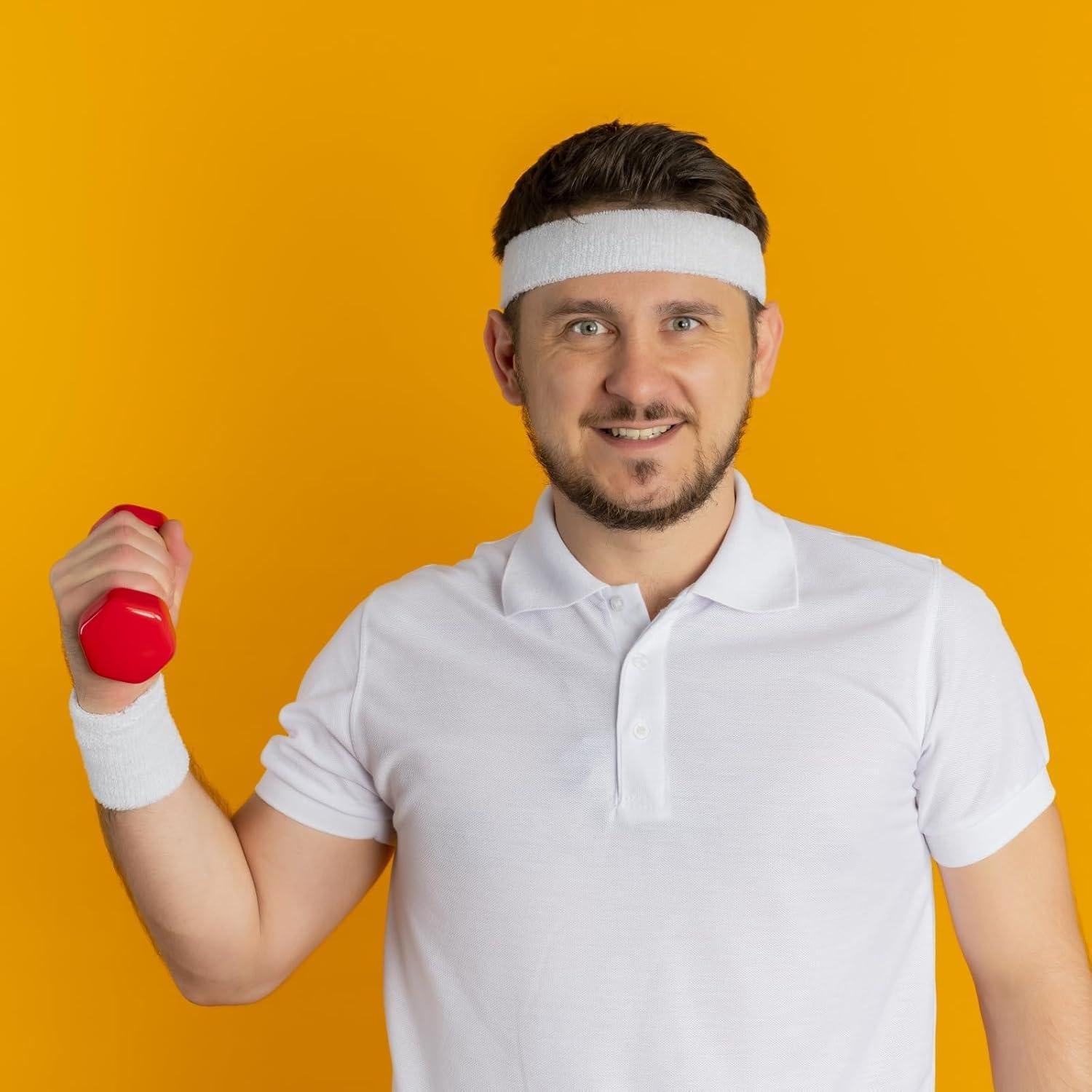 GOGO Sports Headband Sweatband Athletic Terry Cloth Head Band Men and Women