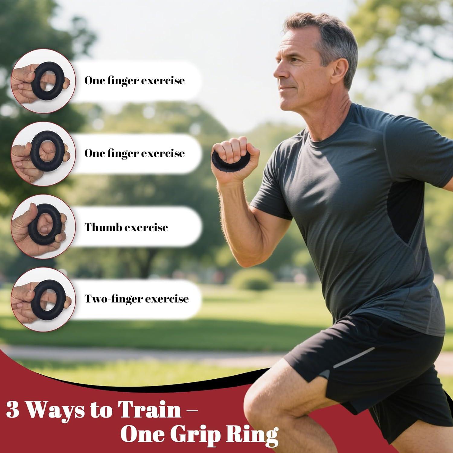 Kit de Entrenador de Fuerza de Agarre Cordial Sanguine 8 Piezas