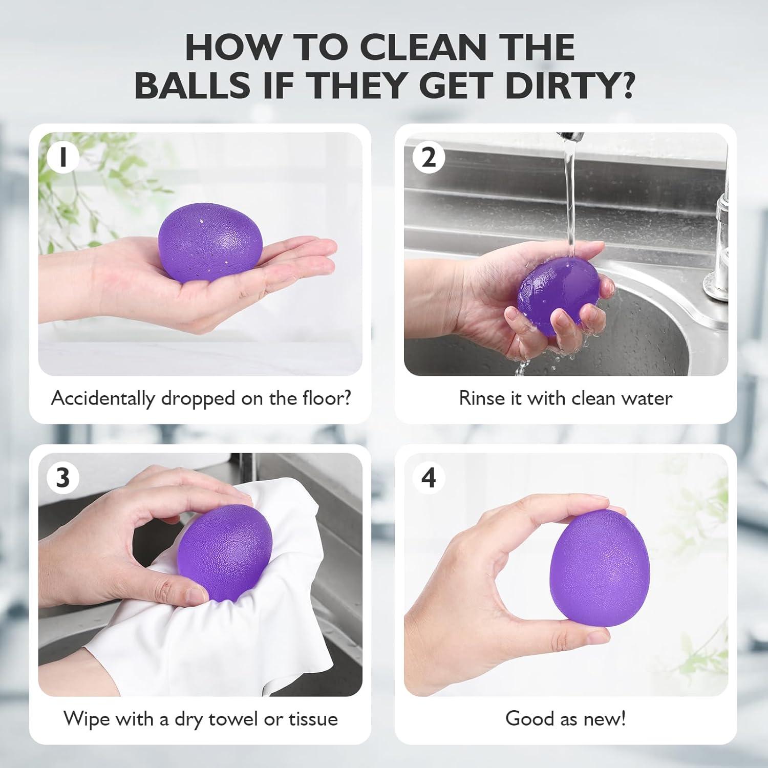 Set de 3 Bolas de Alivio de Estrés Peradix - Terapia de Mano