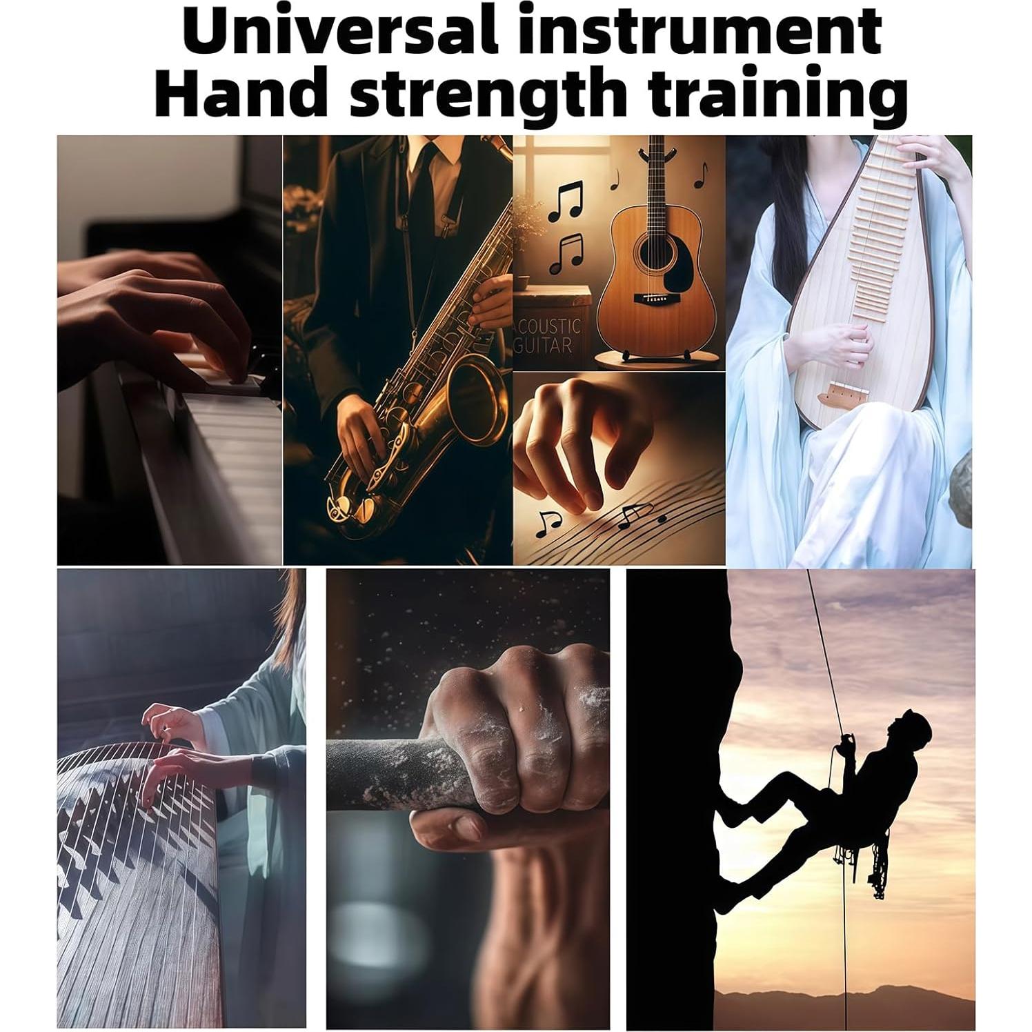 Fortalecedor de Dedos Nalu para Músicos - Ligero y Portátil