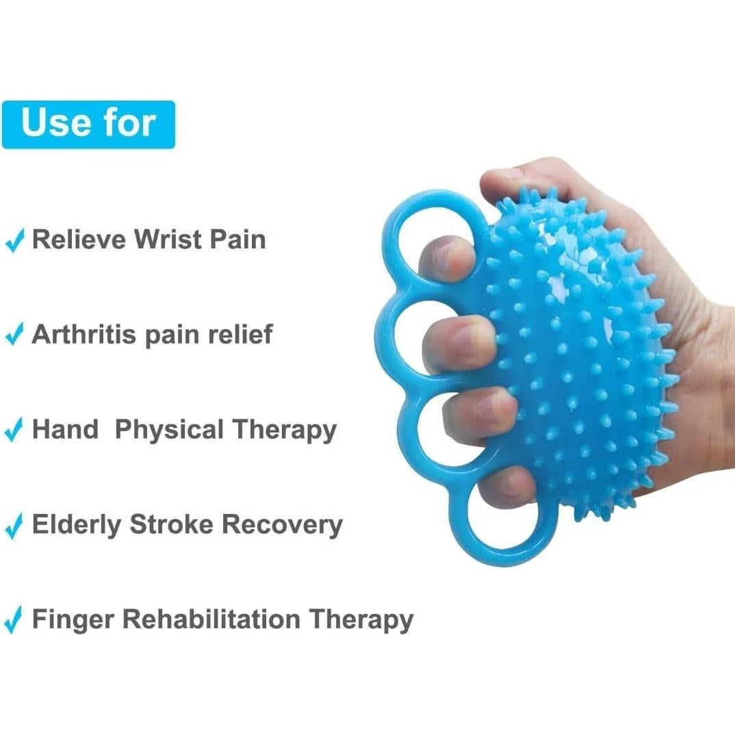 Entrenador de Fuerza de Agarre Berfea - Pelota de Ejercicio para Mano