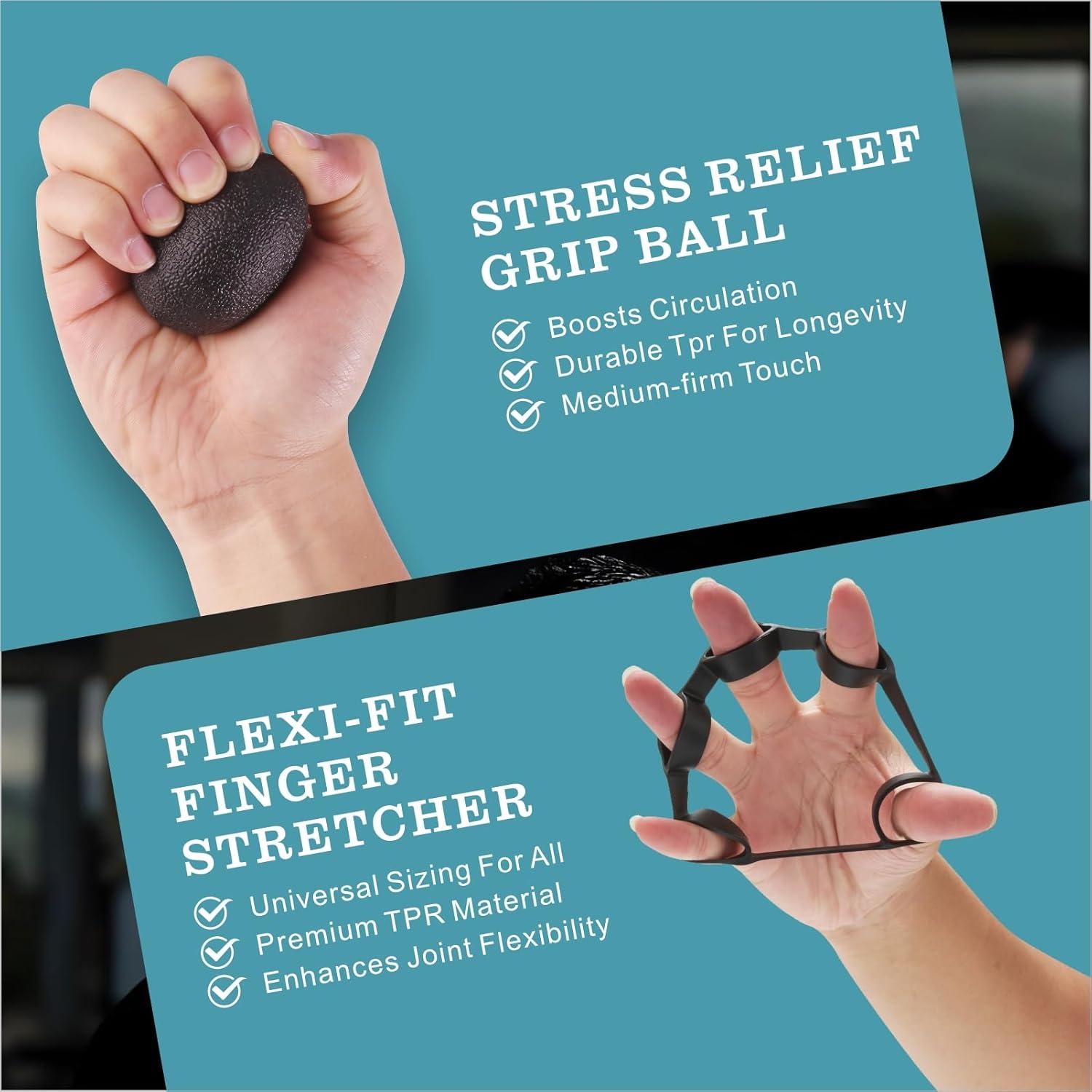 Entrenador de Fuerza de Agarre Uiuqekel Ajustable 5-100 kg